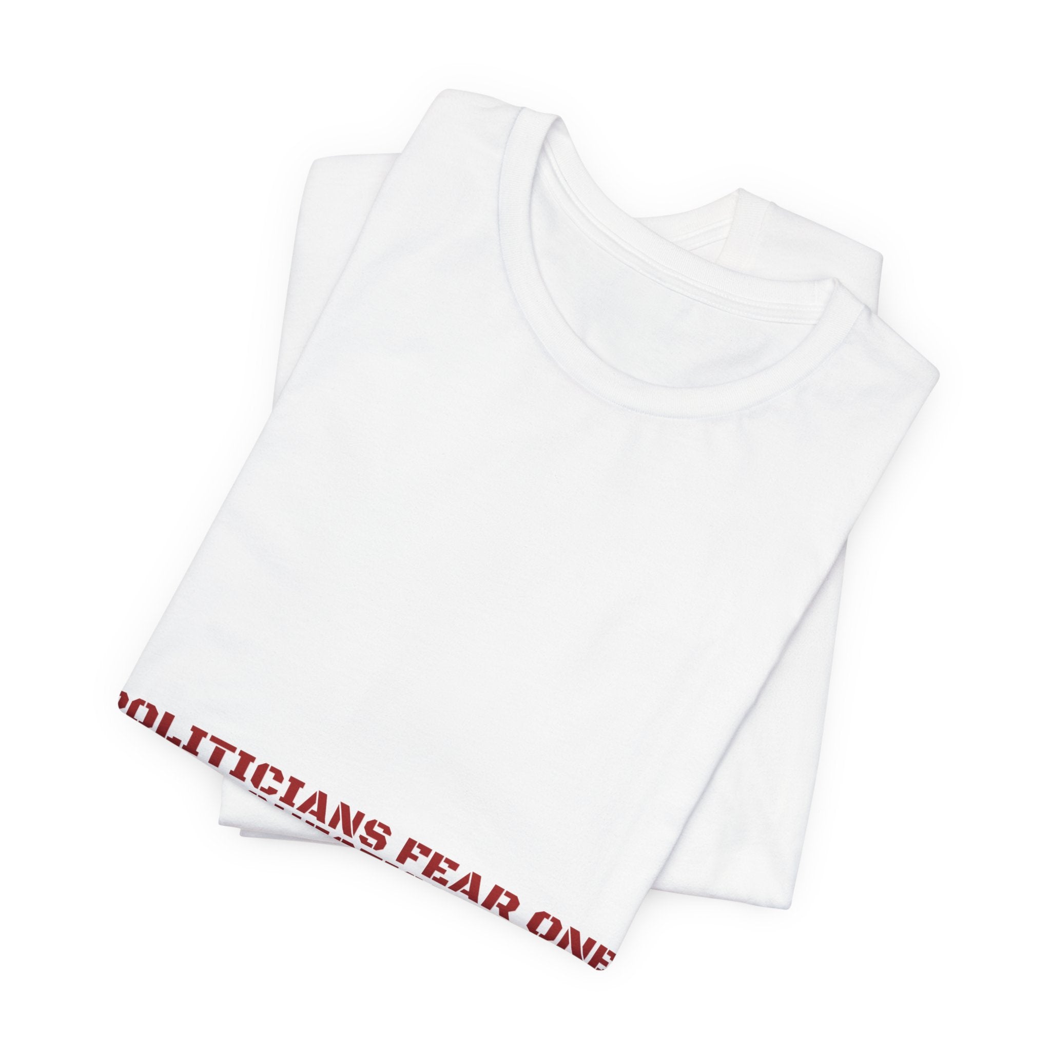 Politicians Fear One Question - Trendy Teez Funny Tee mockup