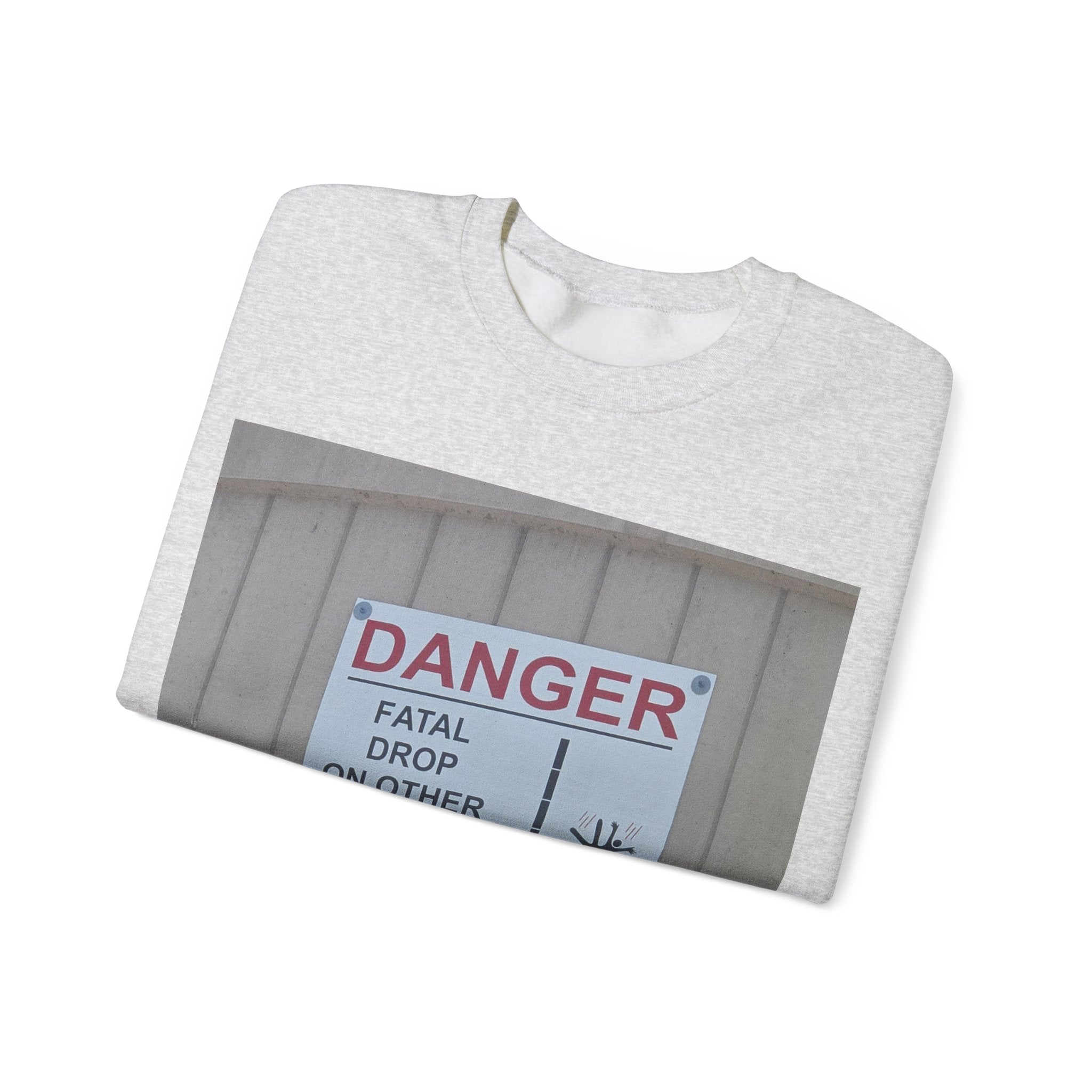 A Sign In A Plaza Near My House. This Wall Back... — Hard Crewneck