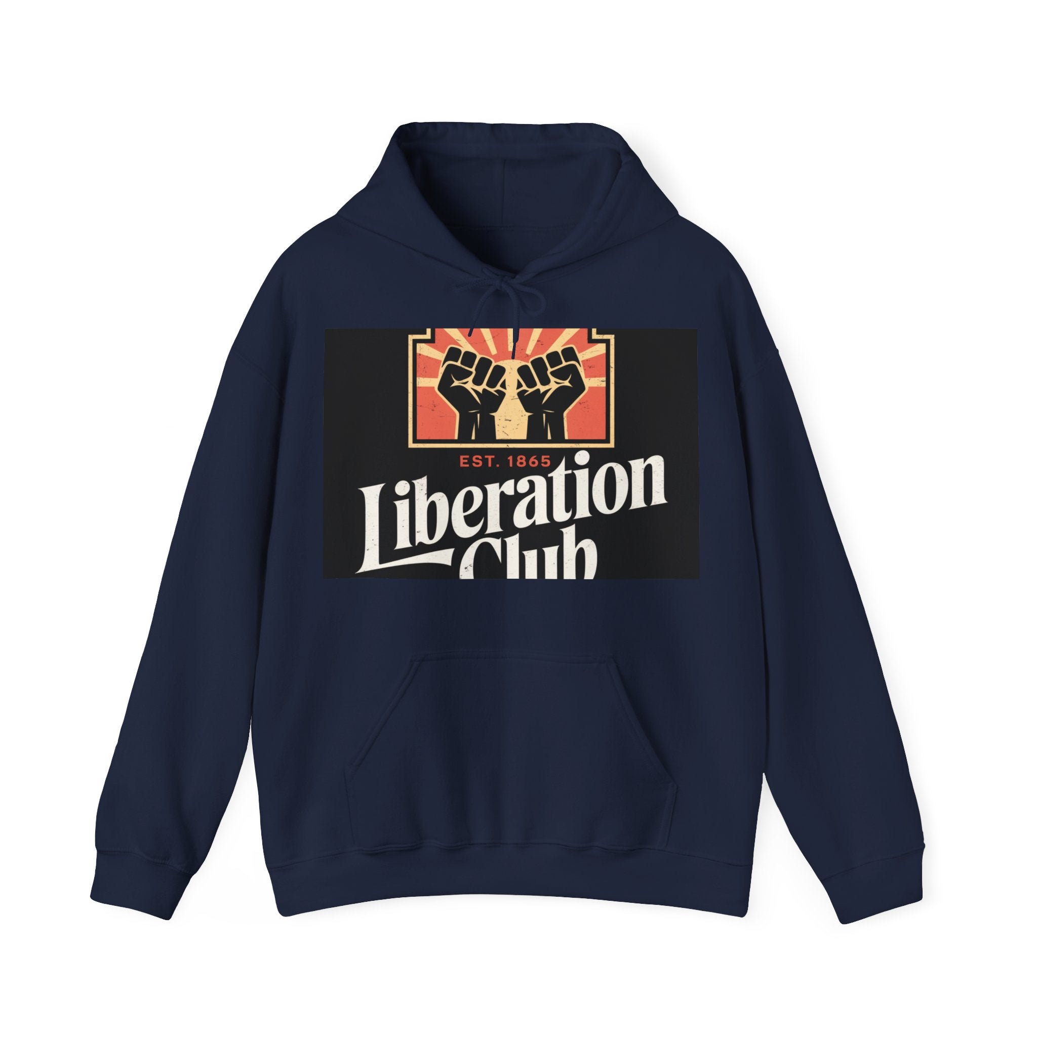Liberation Club - Trendy Teez Funny Hoodie mockup