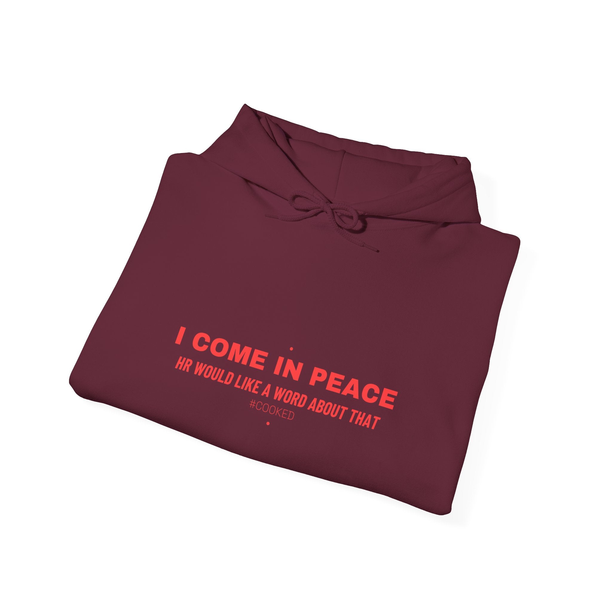 I Come In Peace - Trendy Teez Funny Hoodie mockup
