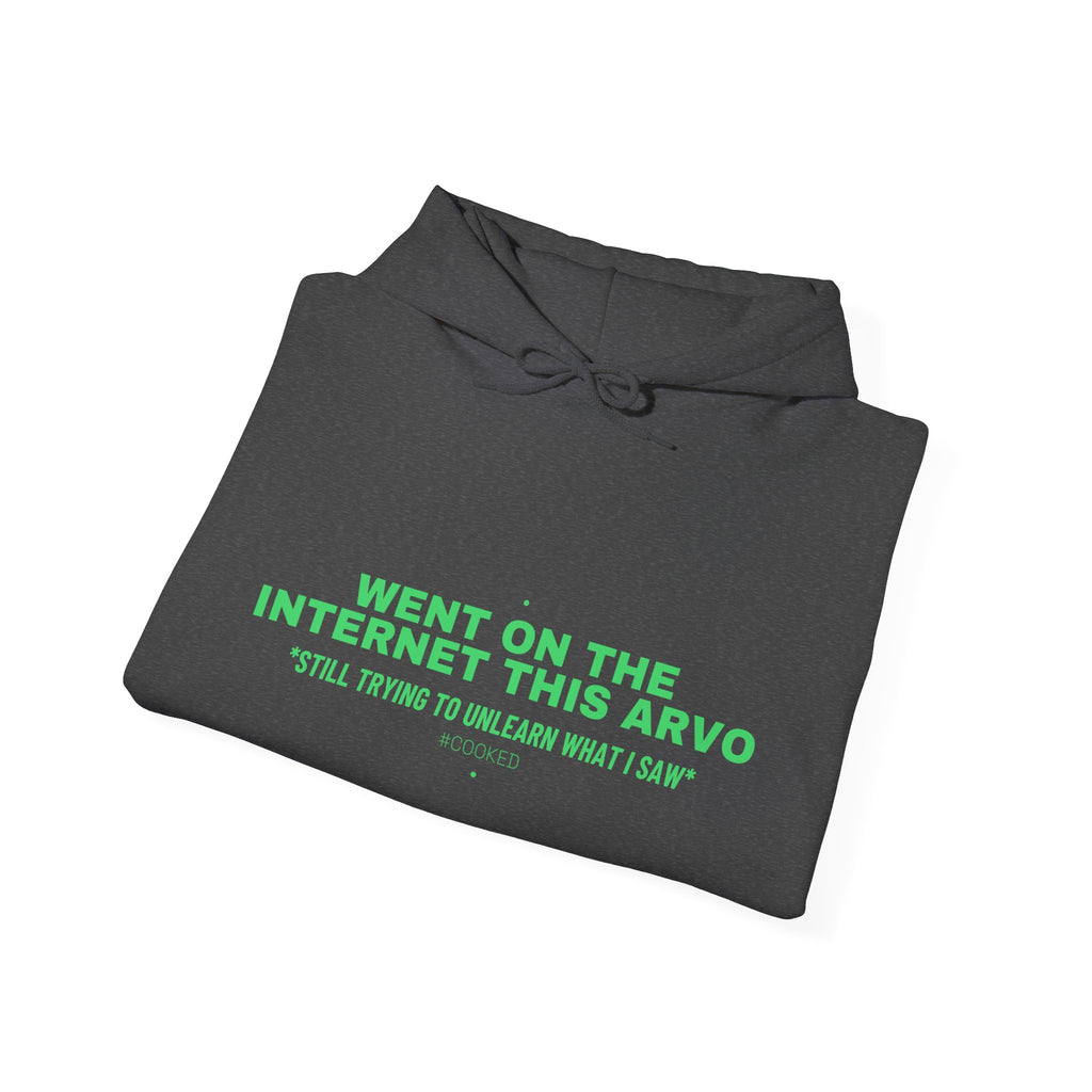 Went On The Internet This Arvo - Trendy Teez Funny Hoodie mockup