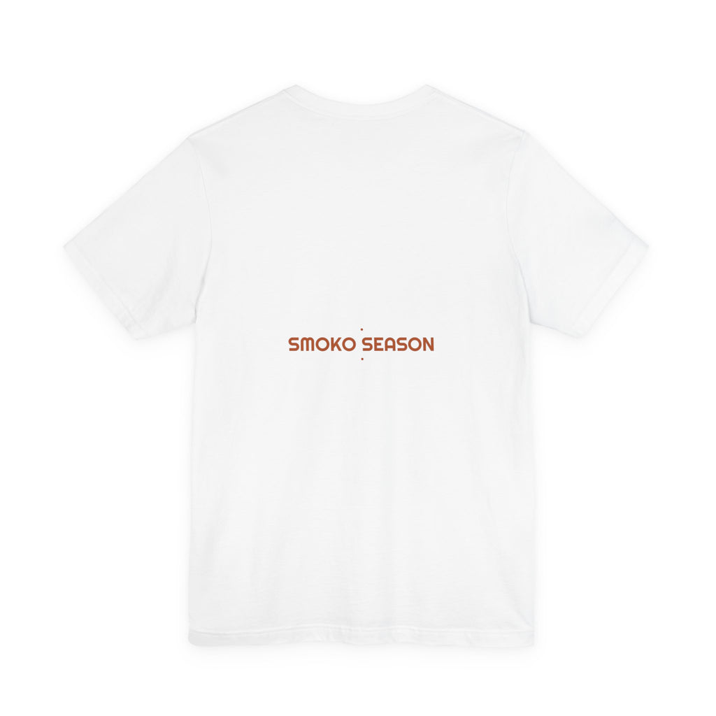 Smoko Season - Trendy Teez Funny Tee (Back Print) mockup