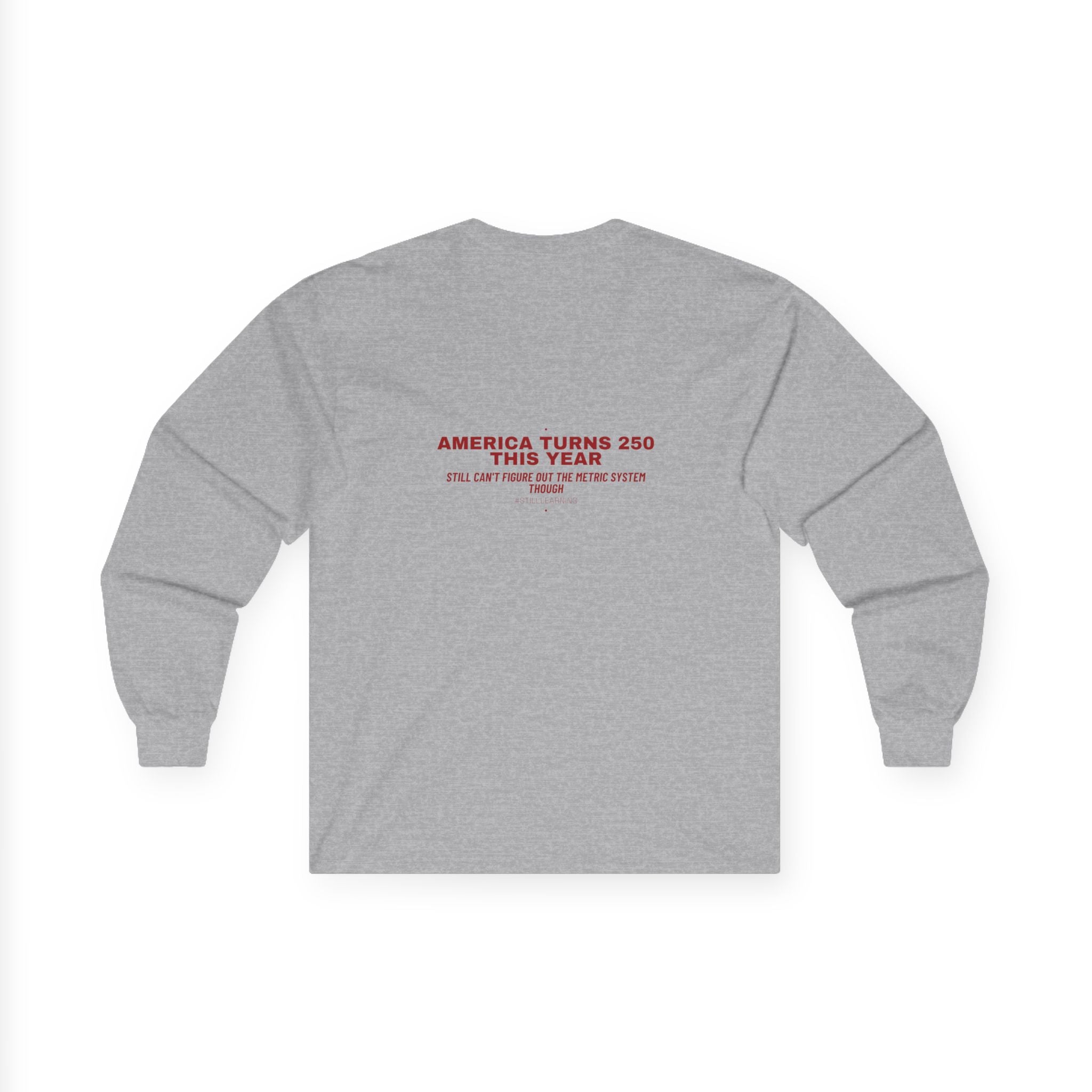 America Turns 250 This Year — Funny Long Sleeve (Back Print)