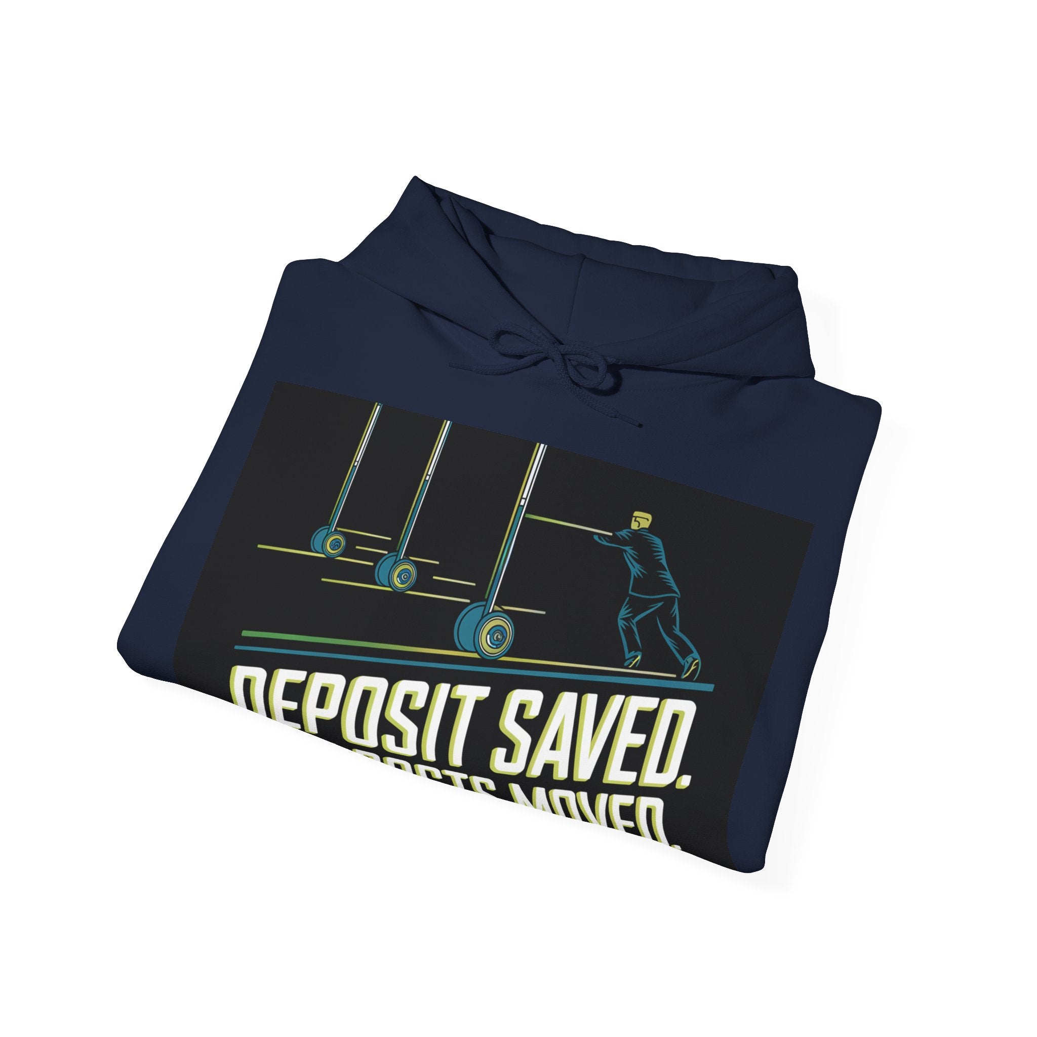 Deposit Saved. Goalposts Moved. - Trendy Teez Funny Hoodie mockup