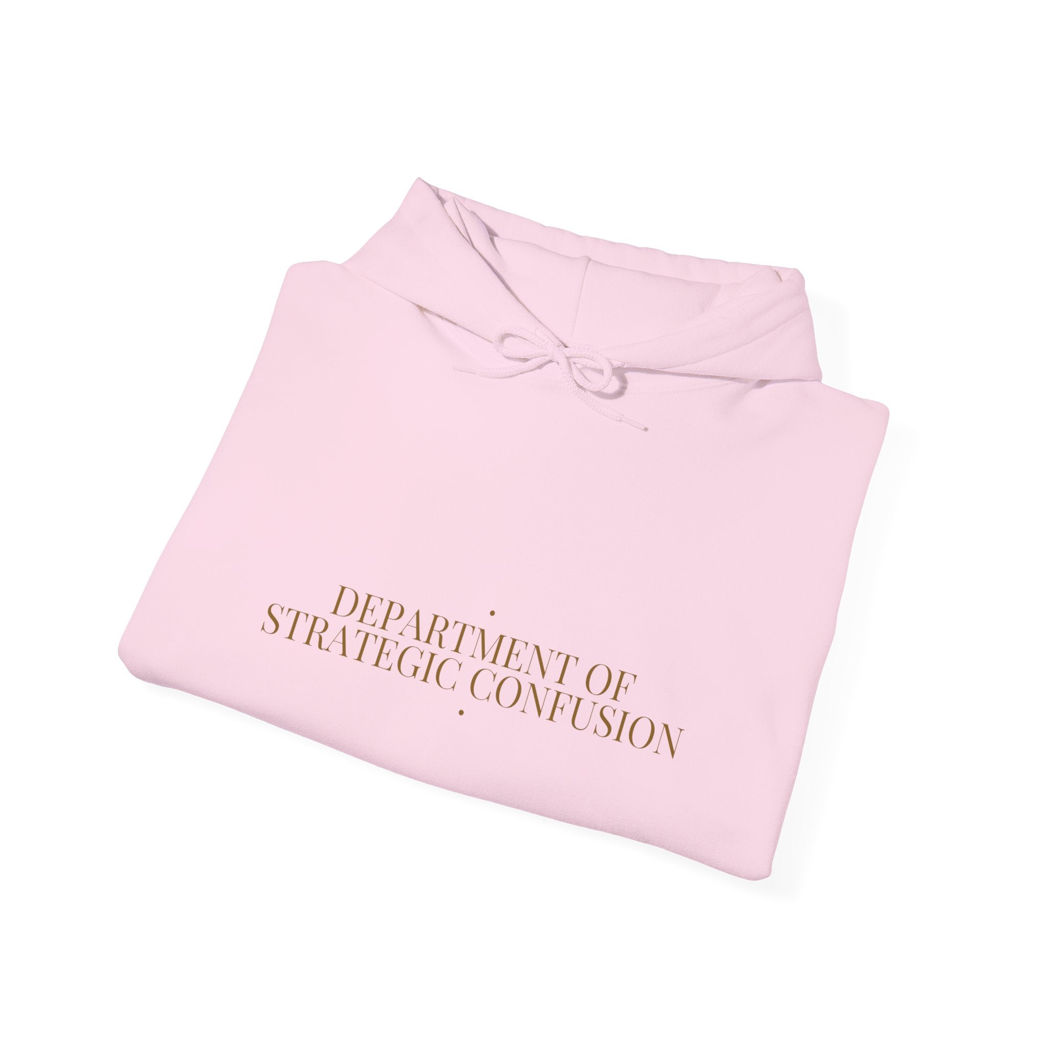 Department Of Strategic Confusion - Trendy Teez Funny Hoodie mockup