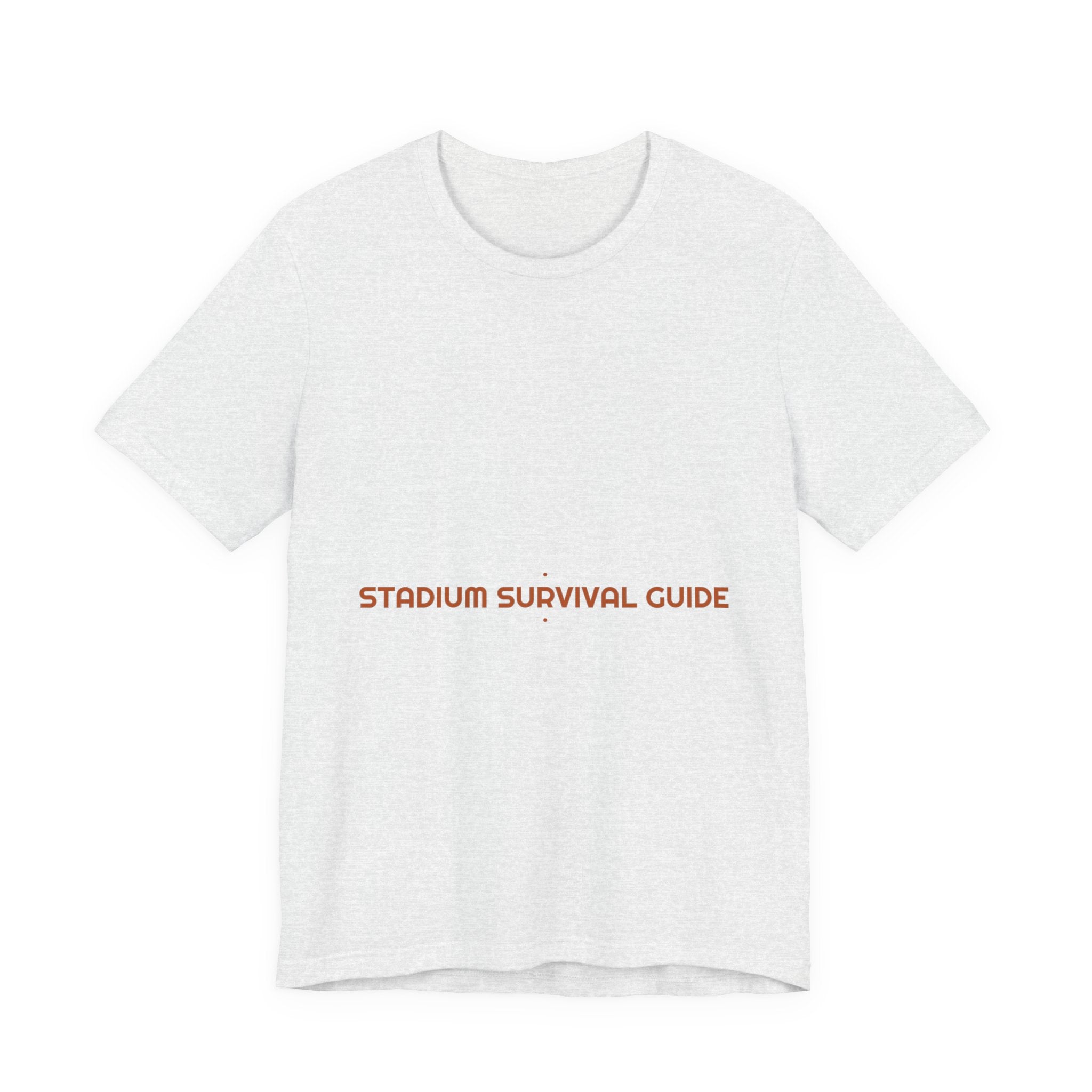 Stadium Survival Guide - Trendy Teez Funny Tee mockup