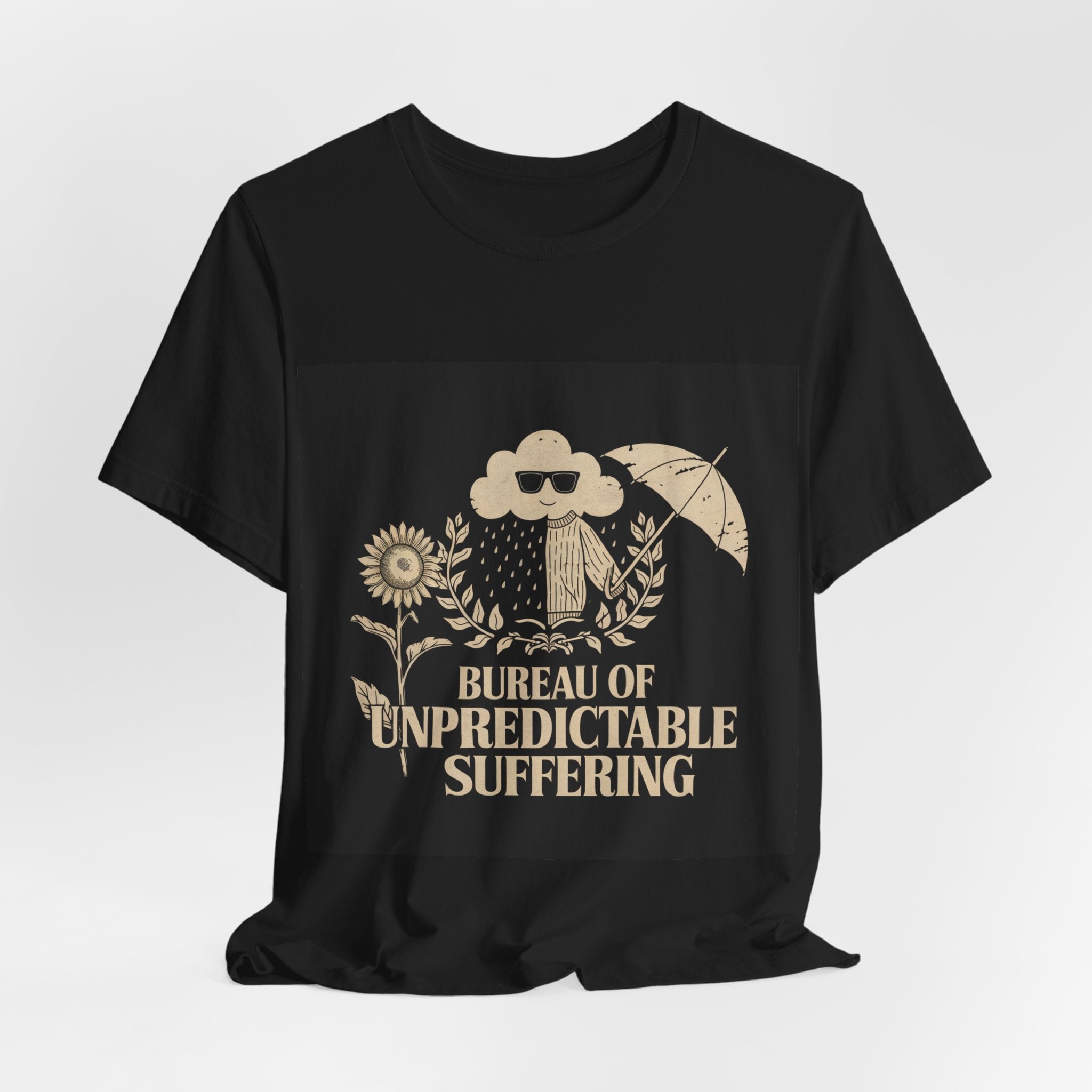 Bureau Of Unpredictable Suffering - Trendy Teez Funny Tee mockup