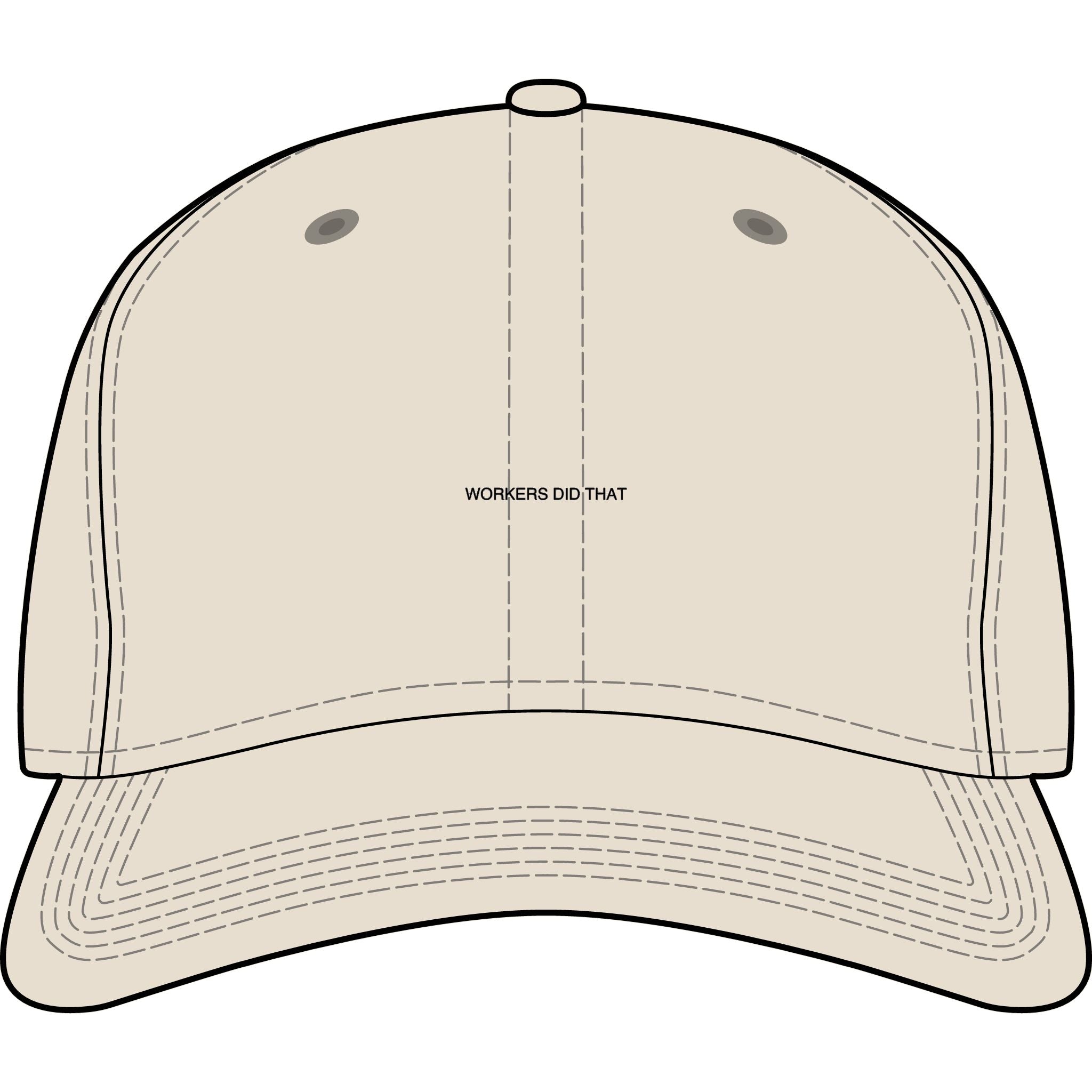 Workers Did That - Trendy Teez Funny Cap mockup