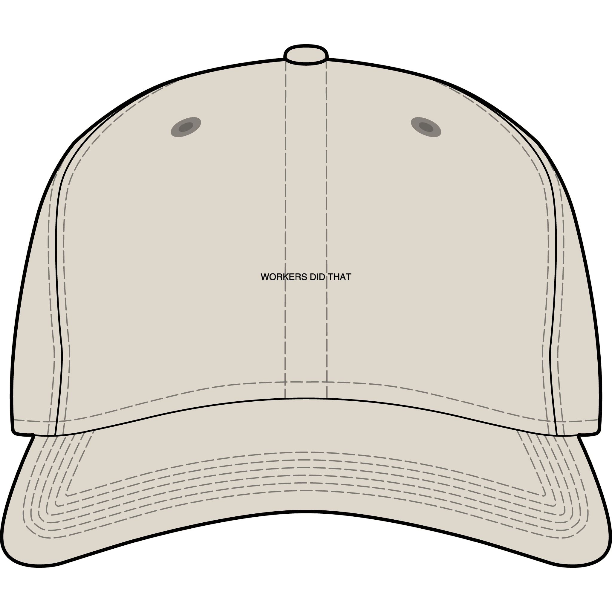 Workers Did That - Trendy Teez Funny Cap mockup
