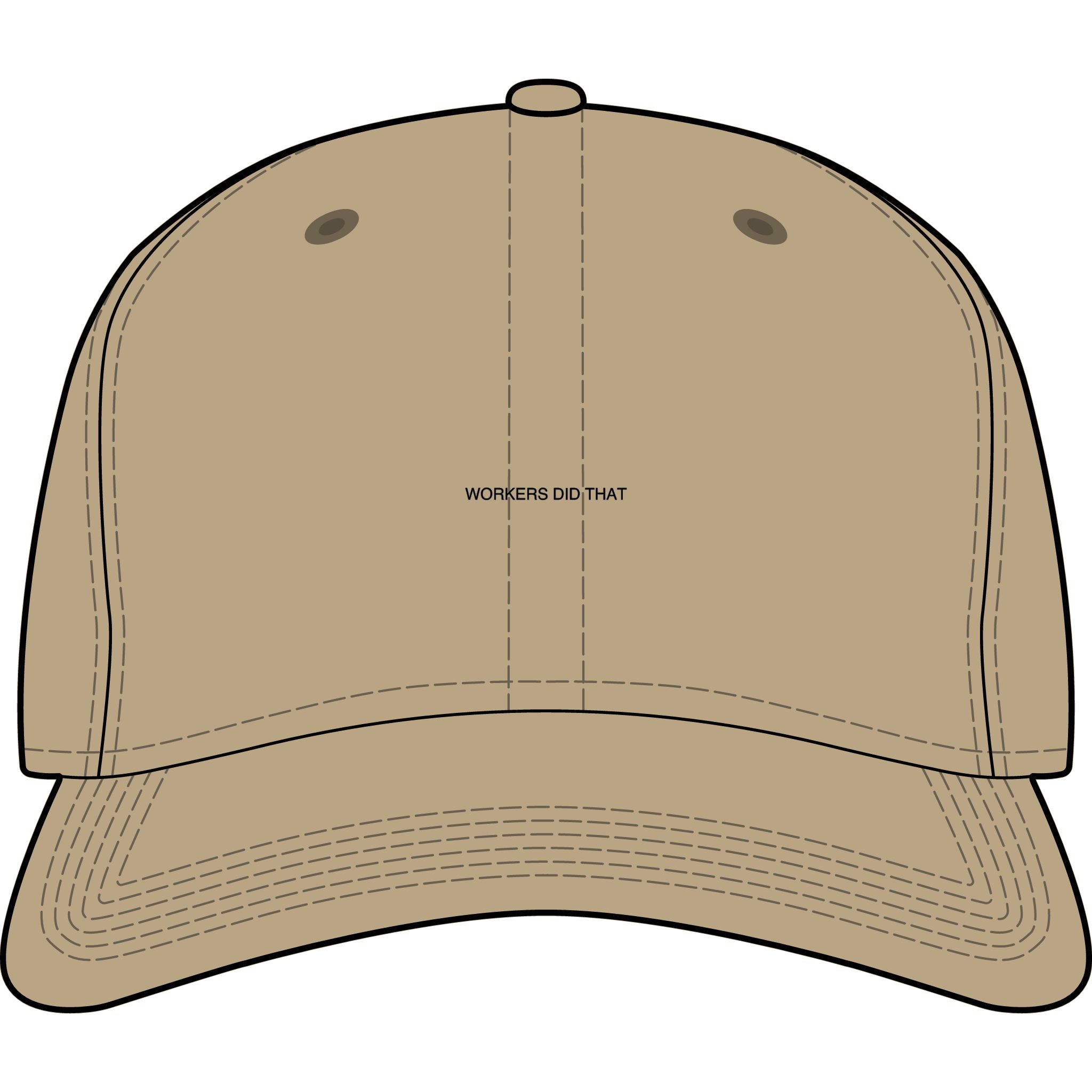 Workers Did That - Trendy Teez Funny Cap mockup