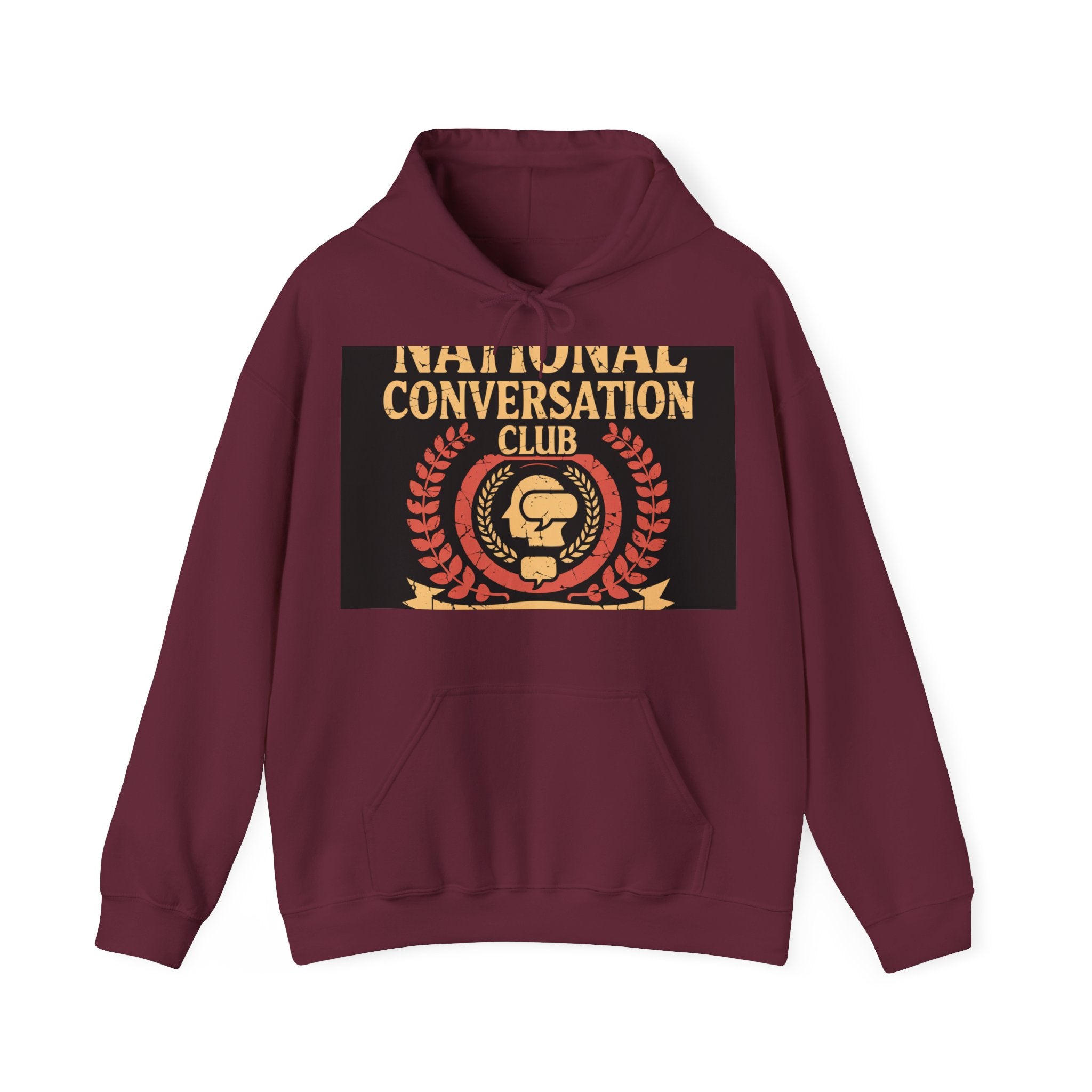 National Conversation Club - Trendy Teez Funny Hoodie mockup