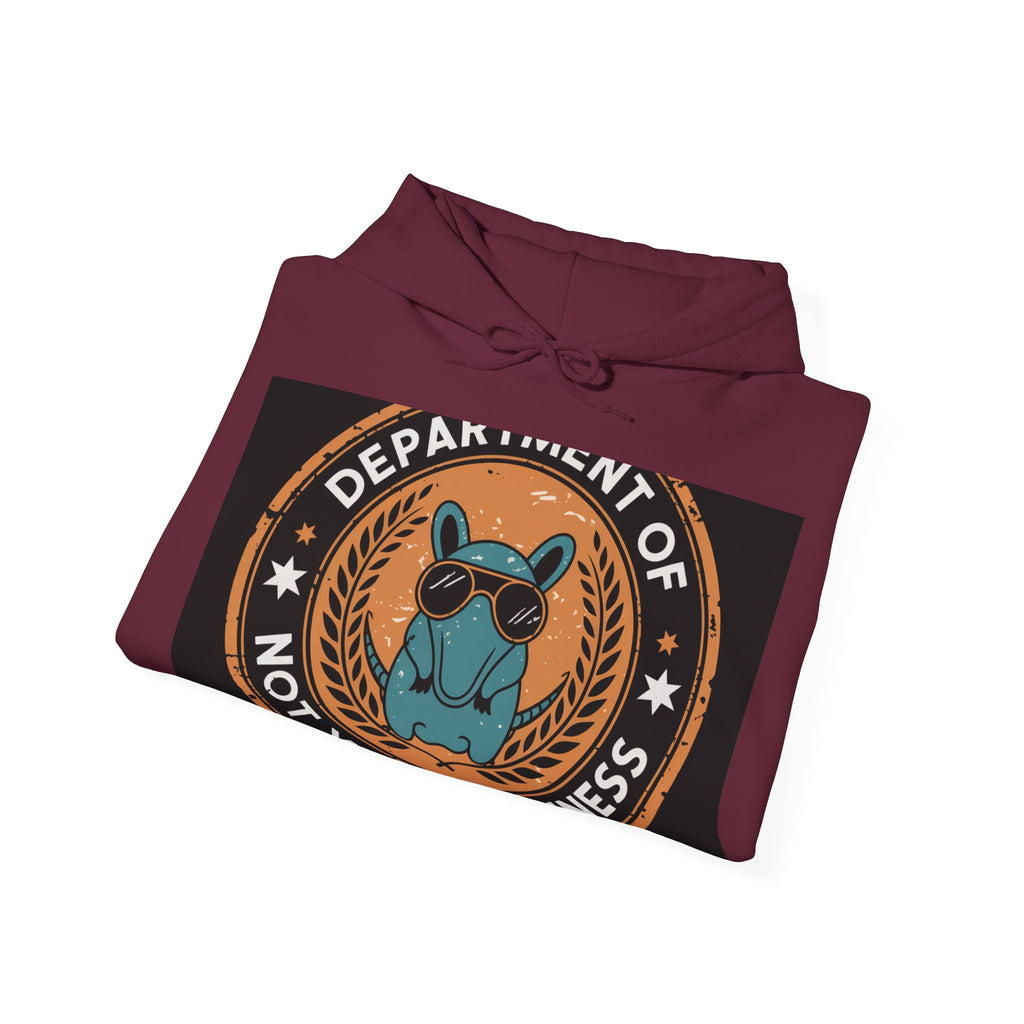 Department Of Not Your Business - Trendy Teez Funny Hoodie mockup