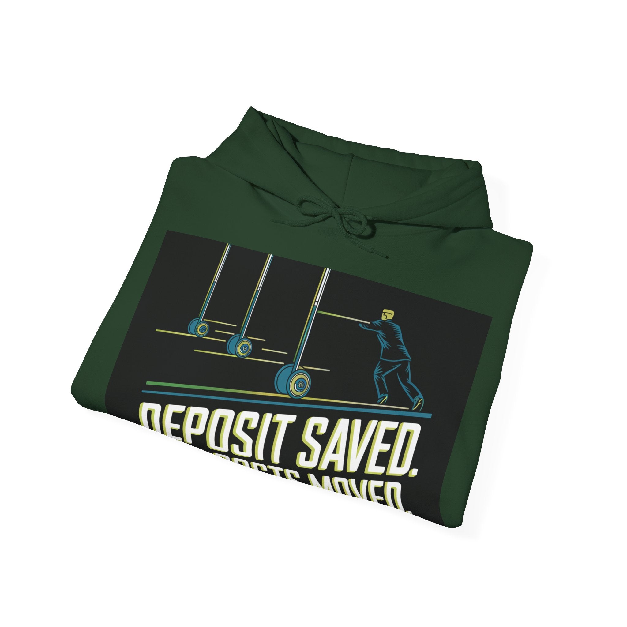 Deposit Saved. Goalposts Moved. - Trendy Teez Funny Hoodie mockup