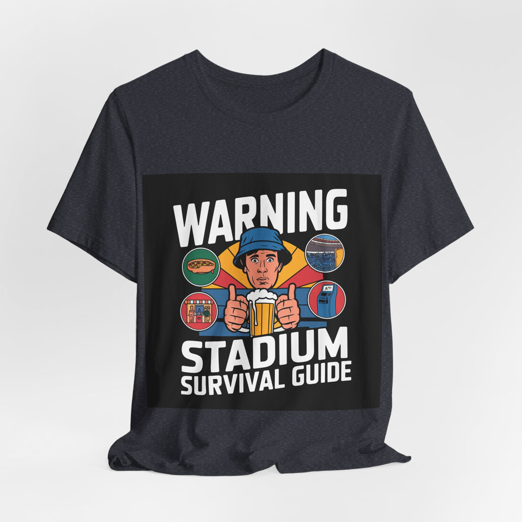 Stadium Survival Guide - Trendy Teez Funny Tee mockup