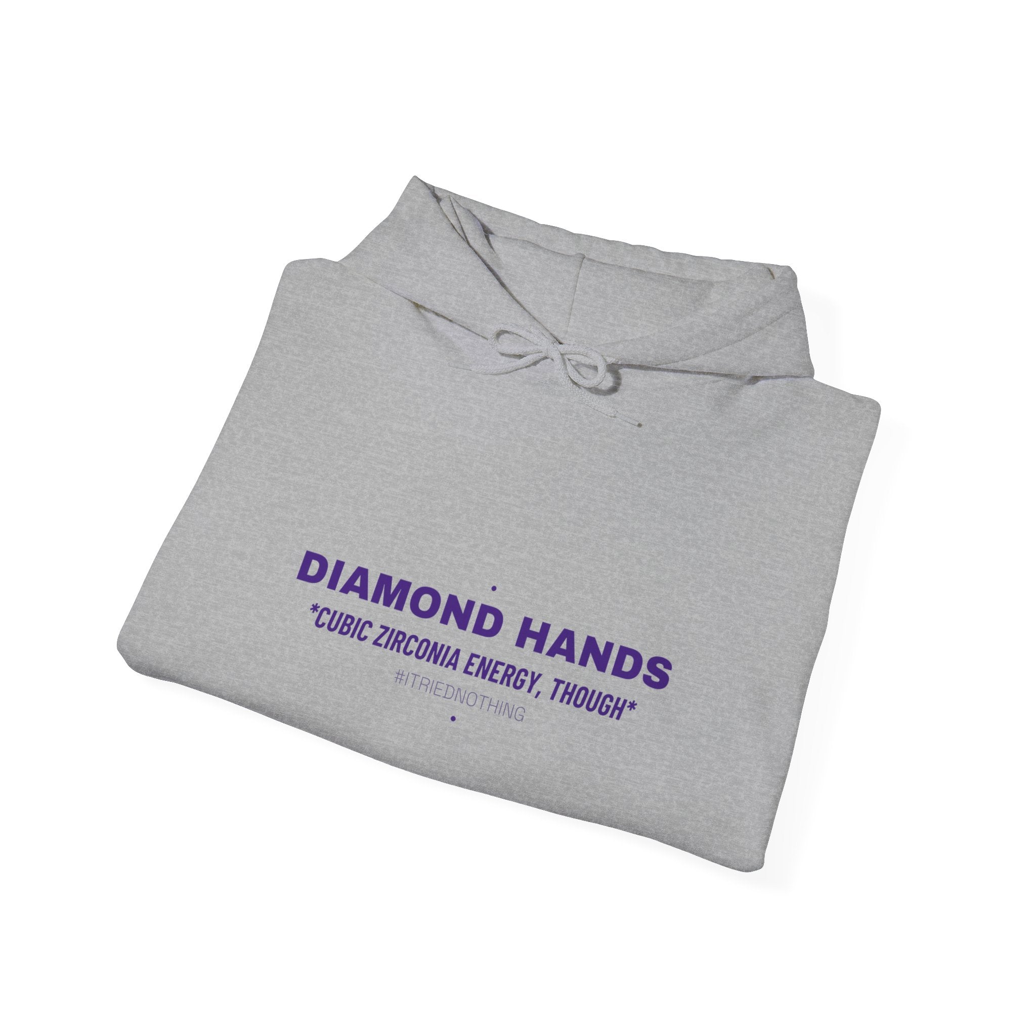Diamond Hands - Trendy Teez Funny Hoodie mockup