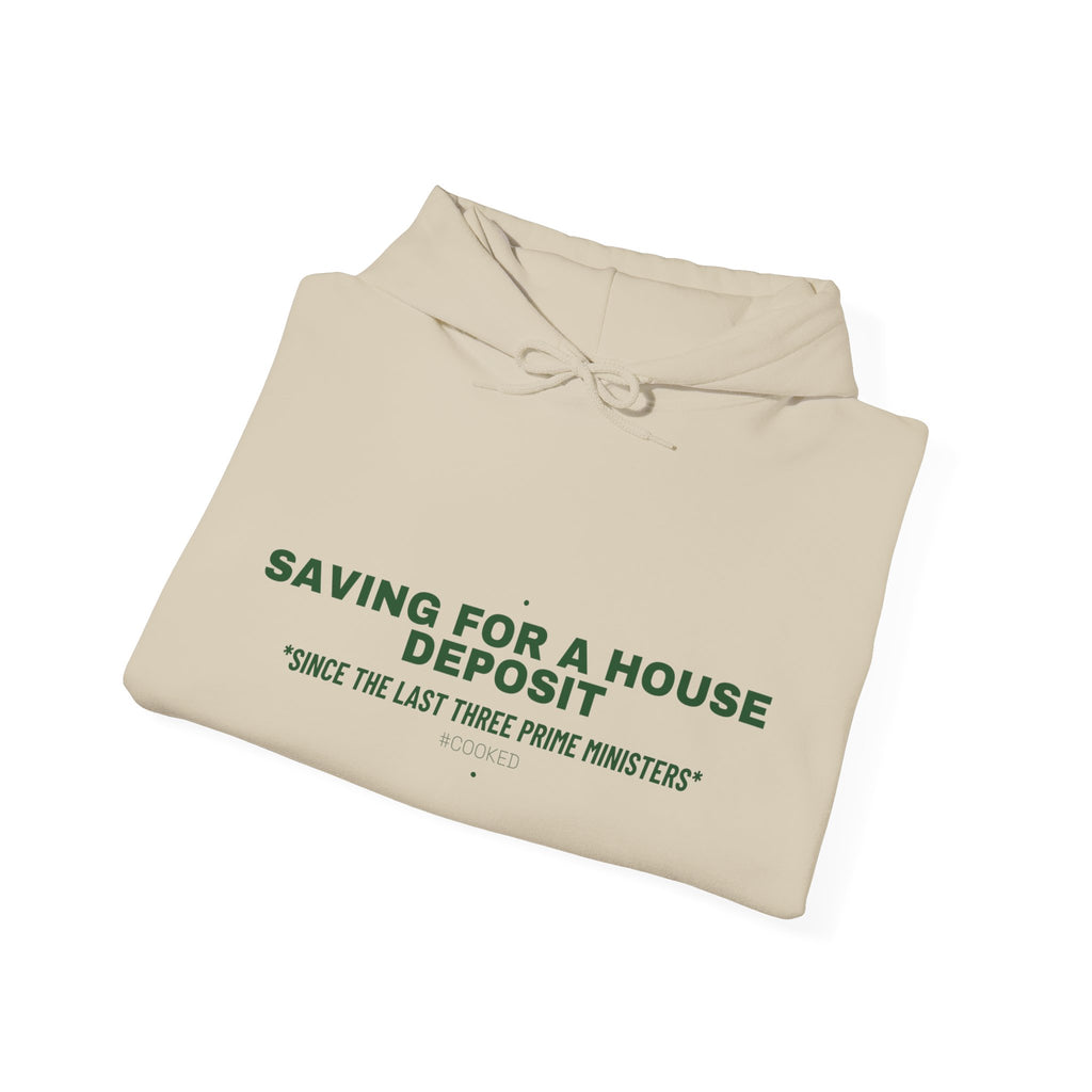 Saving For A House Deposit - Trendy Teez Funny Hoodie mockup