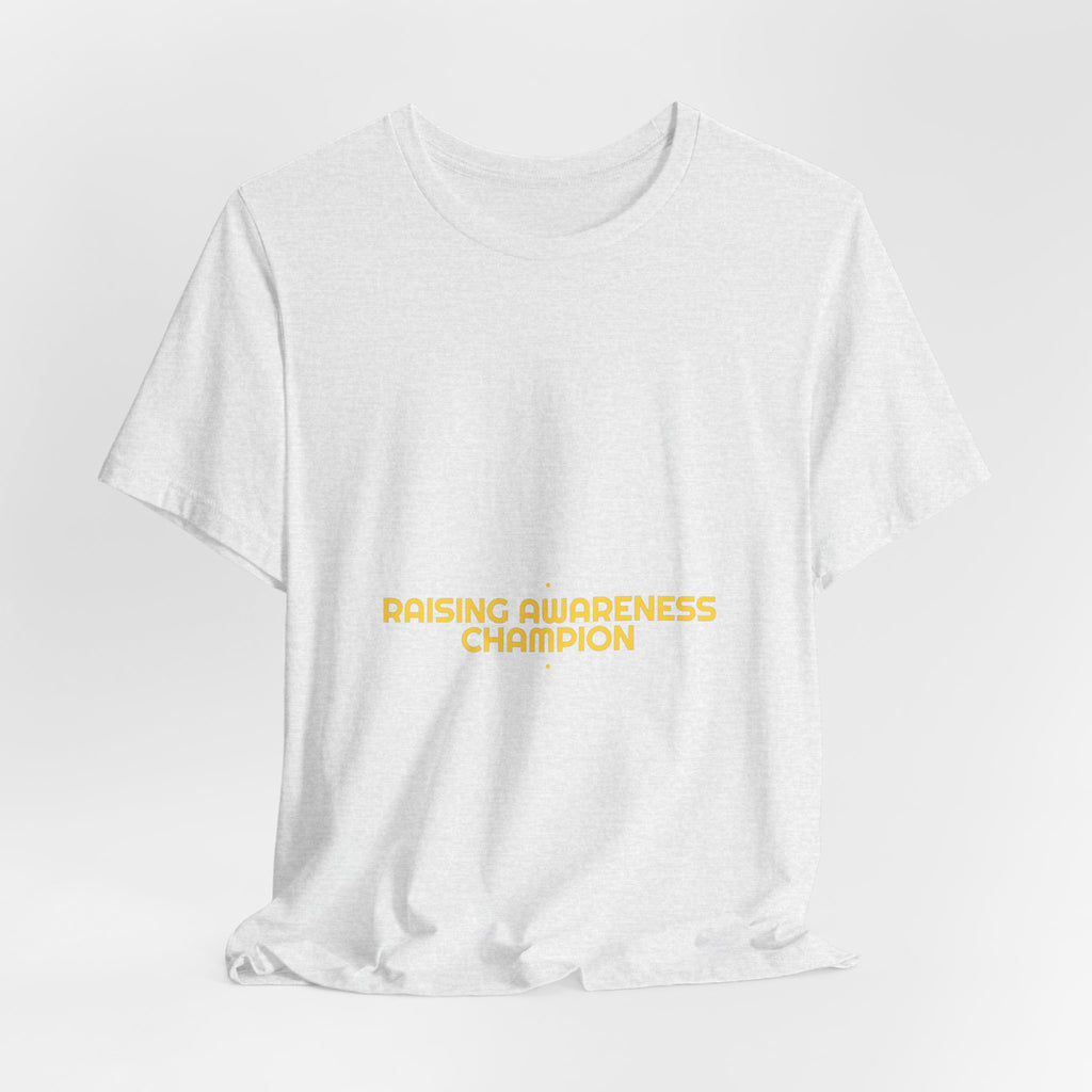 Raising Awareness Champion - Trendy Teez Funny Tee mockup