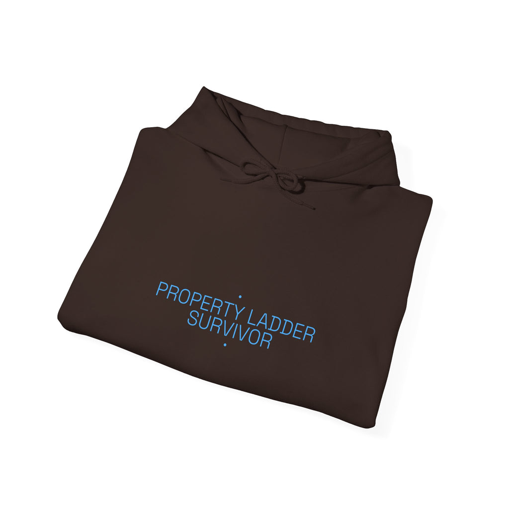 Property Ladder Survivor - Trendy Teez Funny Hoodie mockup