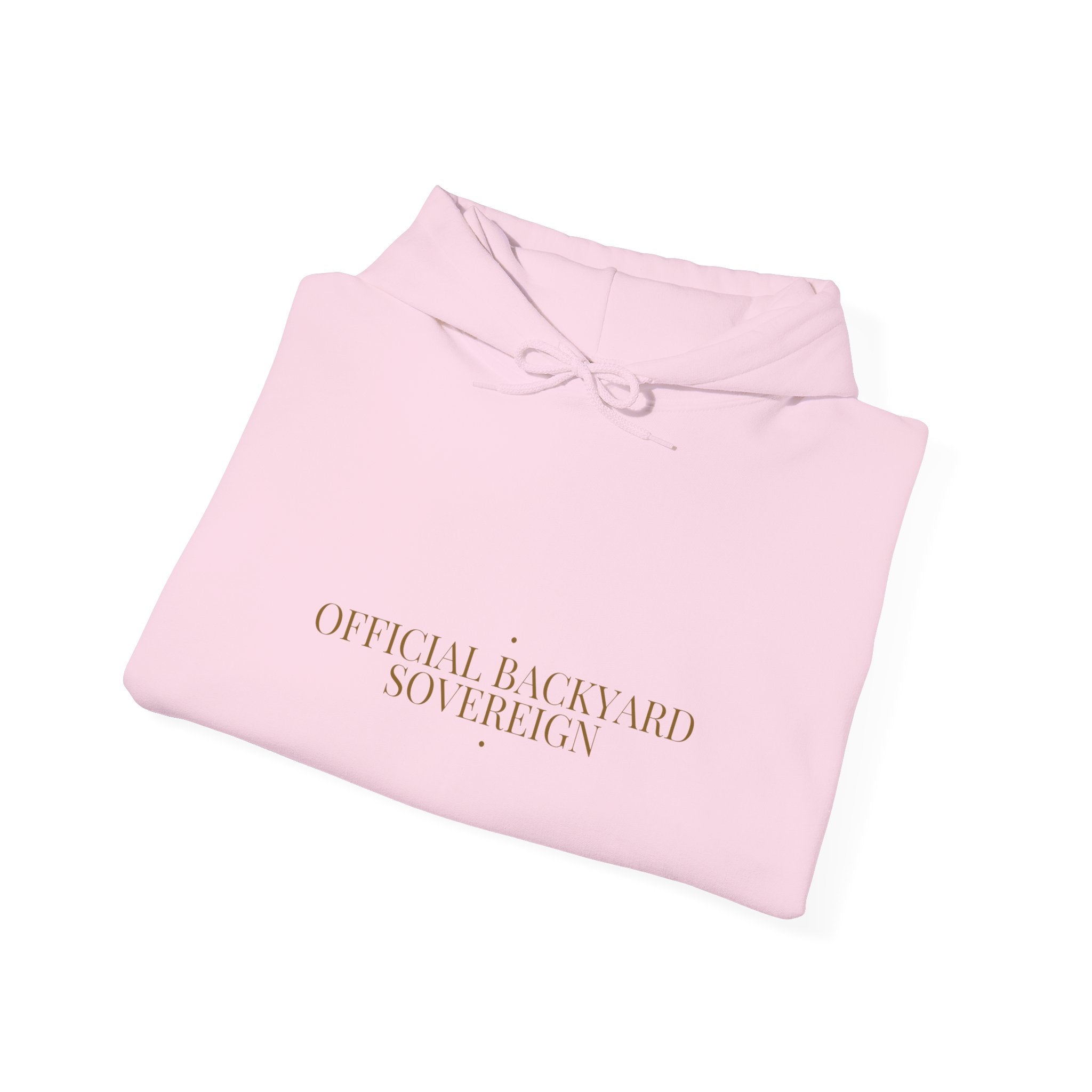 Official Backyard Sovereign - Trendy Teez Funny Hoodie mockup