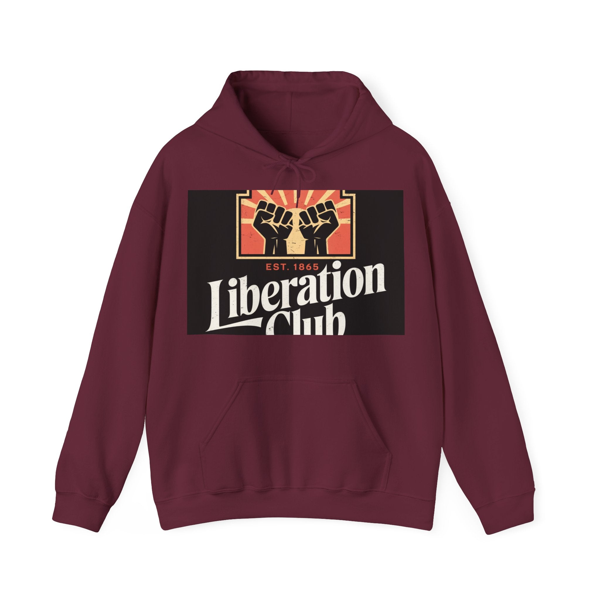 Liberation Club - Trendy Teez Funny Hoodie mockup