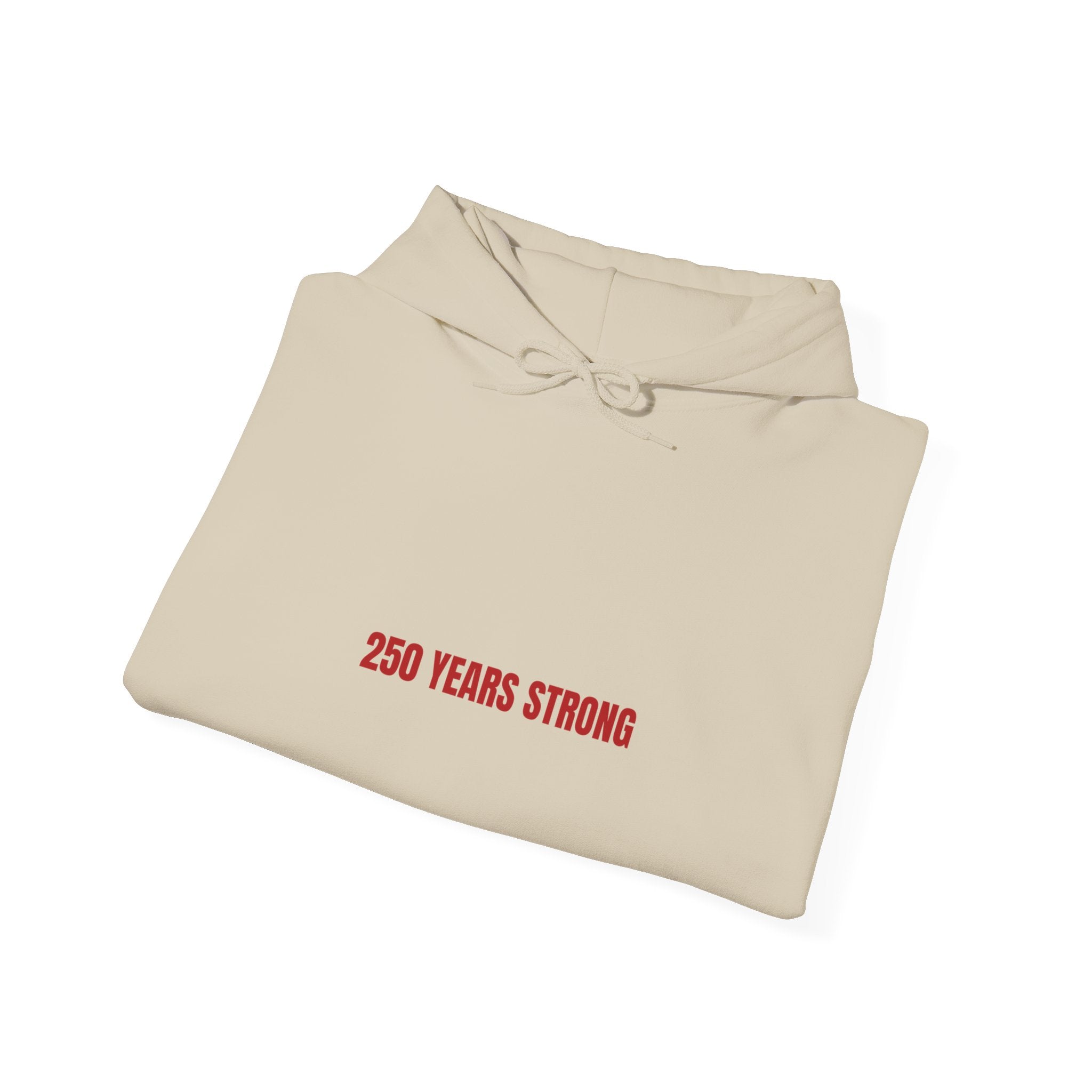250 Years Strong — Funny Hoodie