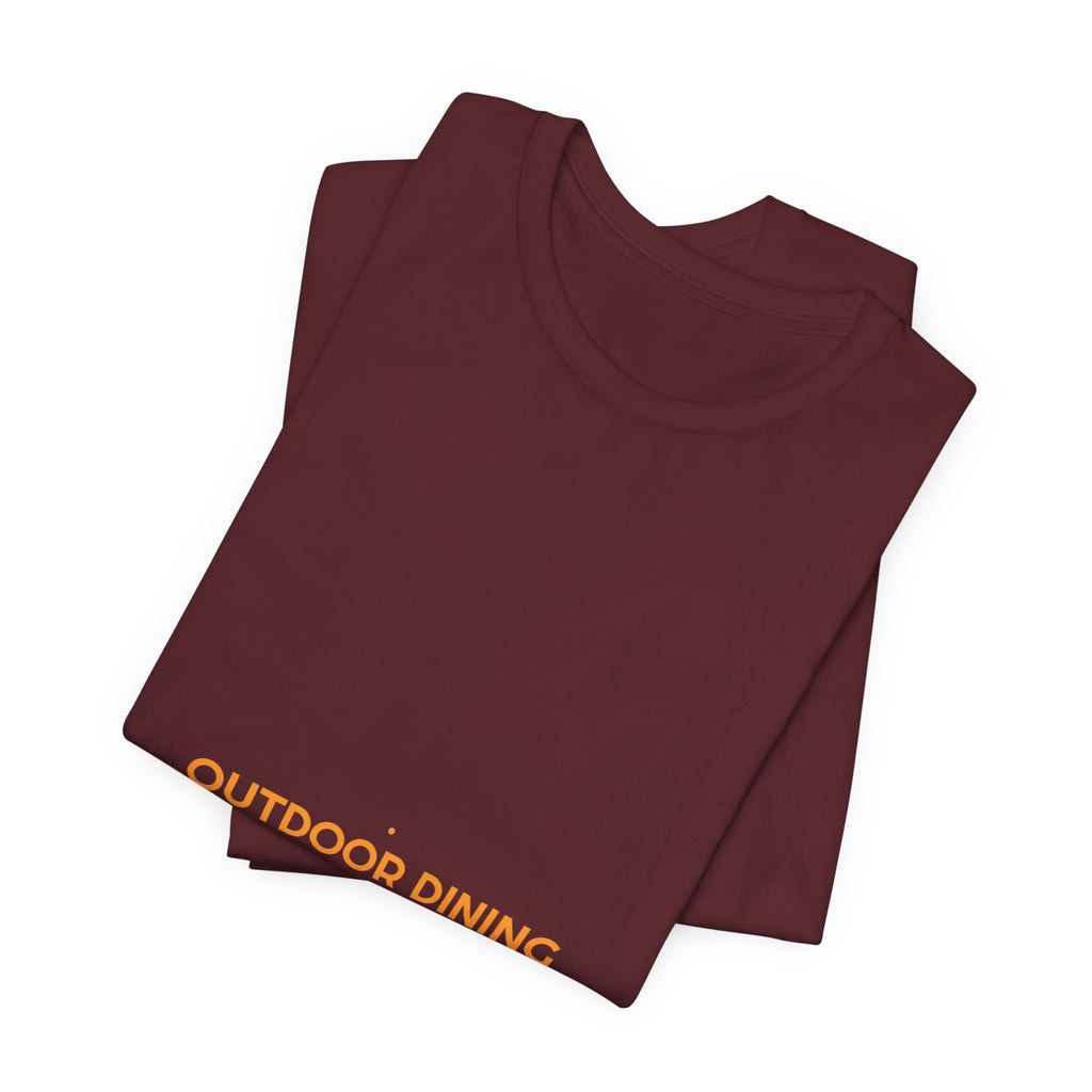 Outdoor Dining Optimist - Trendy Teez Funny Tee mockup
