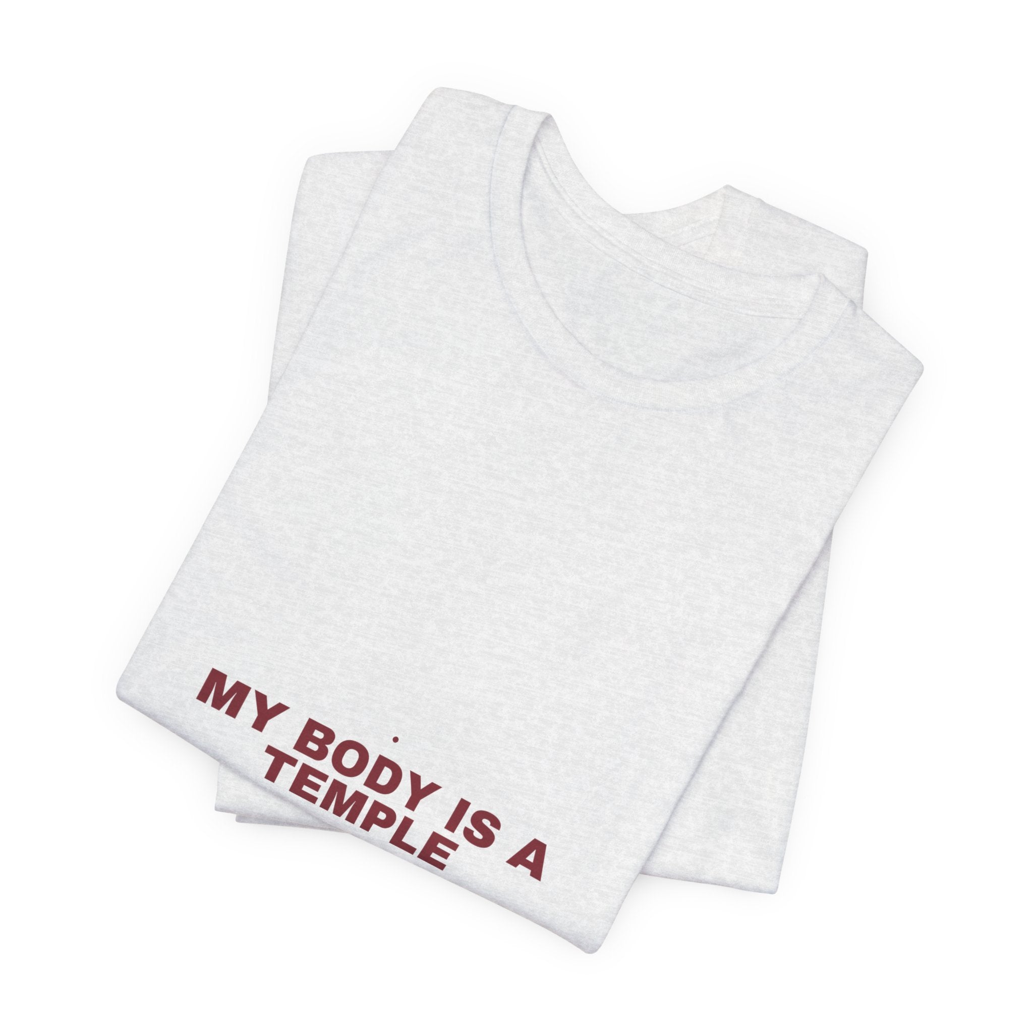 My Body Is A Temple - Trendy Teez Funny Tee mockup