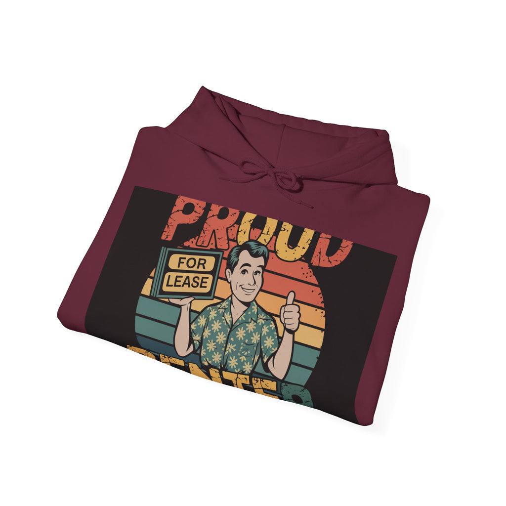 Proud Renter - Trendy Teez Funny Hoodie mockup
