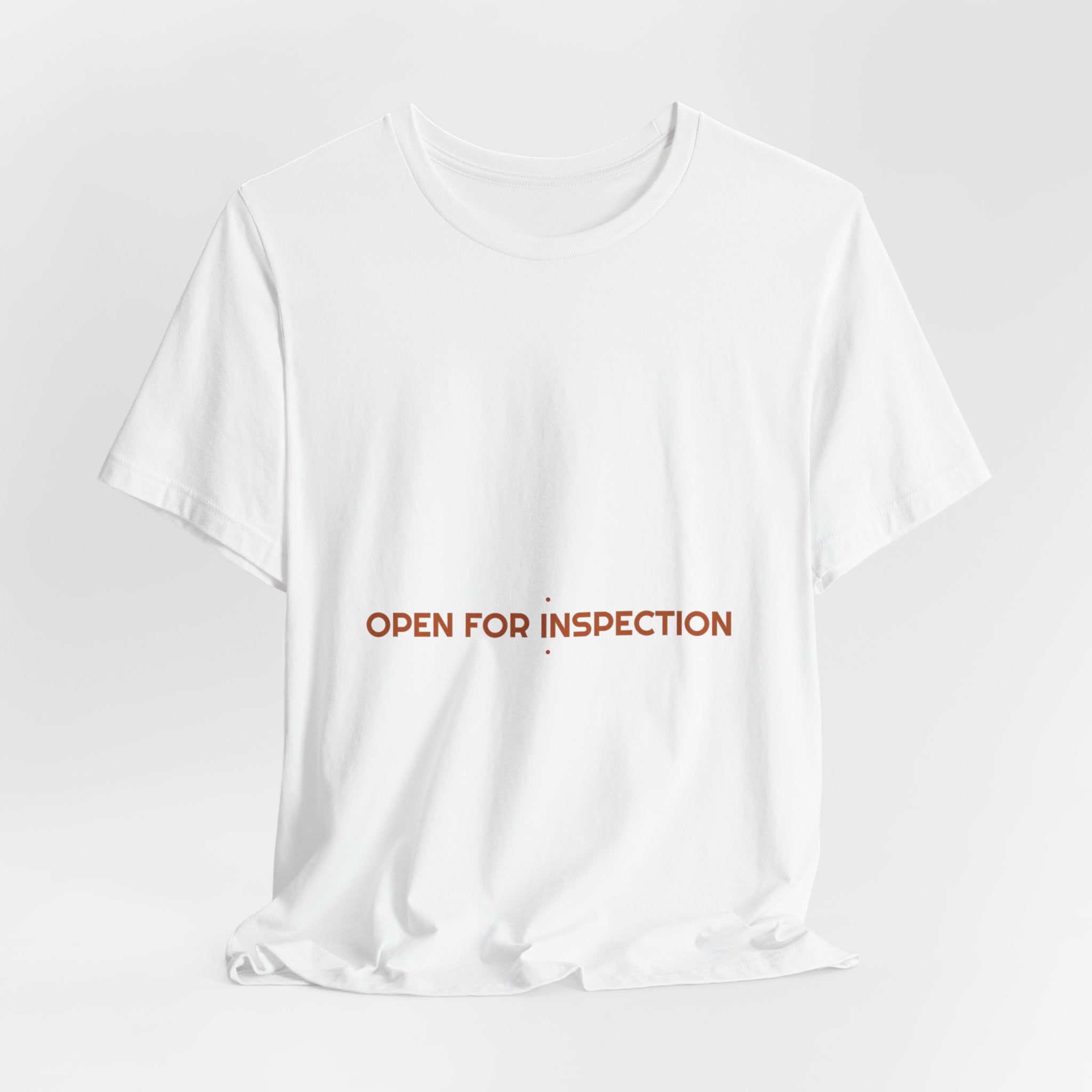 Open For Inspection - Trendy Teez Funny Tee mockup