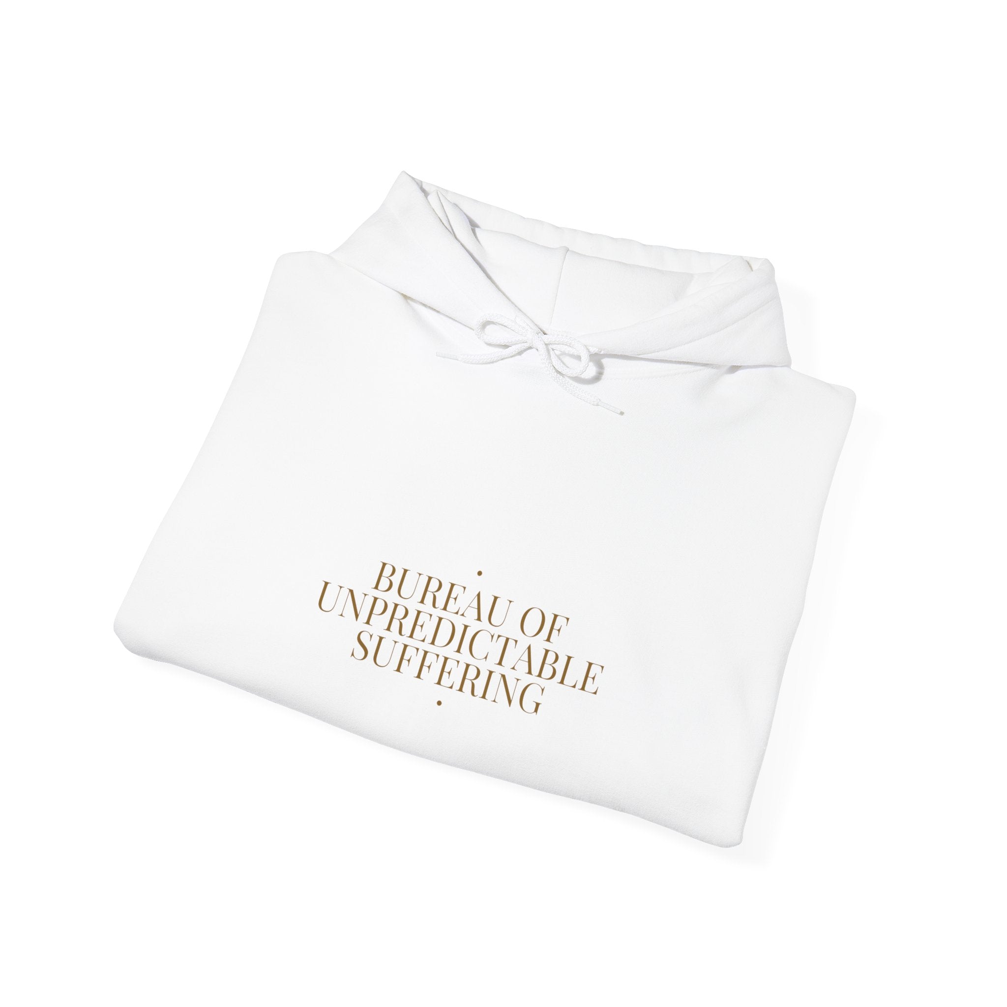 Bureau Of Unpredictable Suffering - Trendy Teez Funny Hoodie mockup