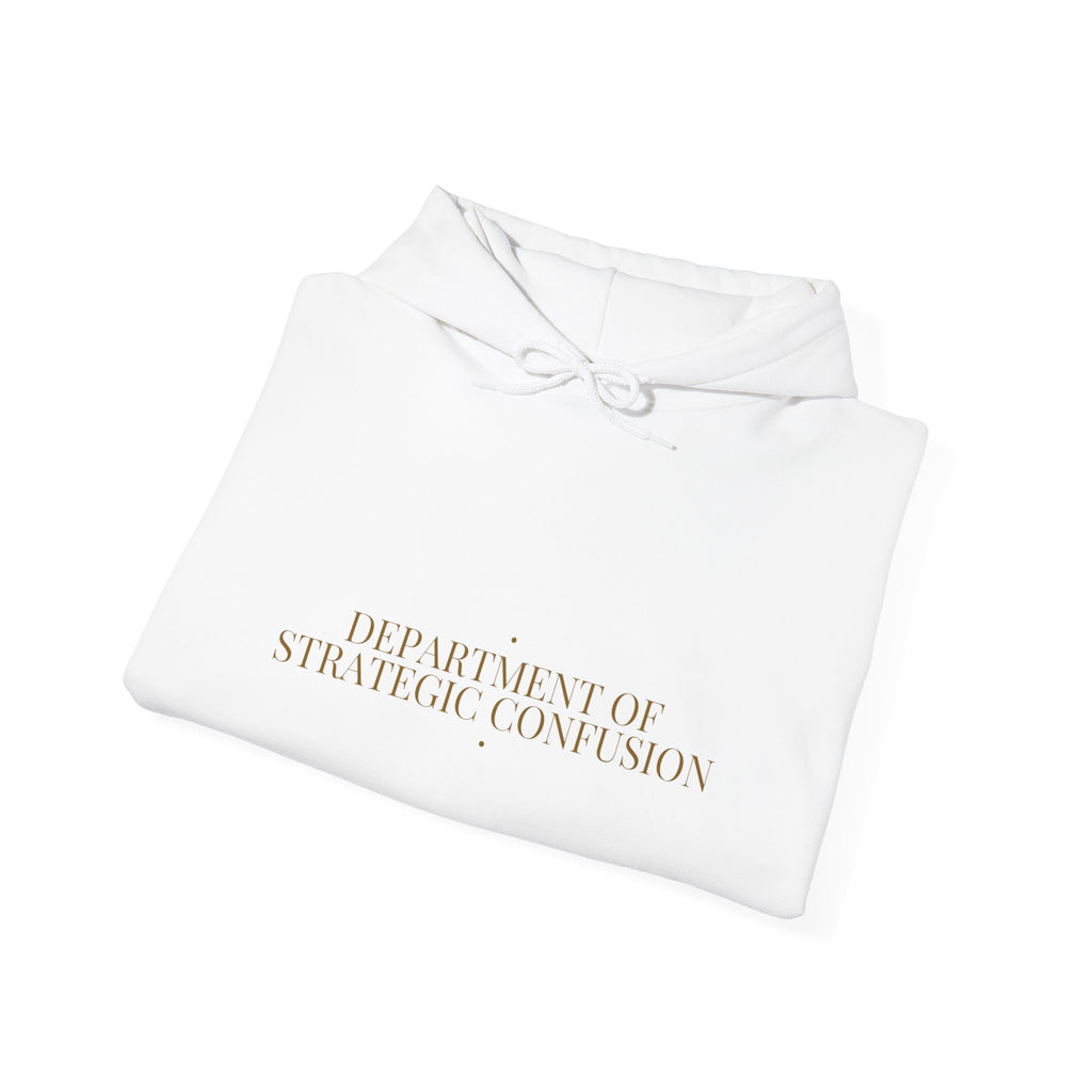 Department Of Strategic Confusion - Trendy Teez Funny Hoodie mockup