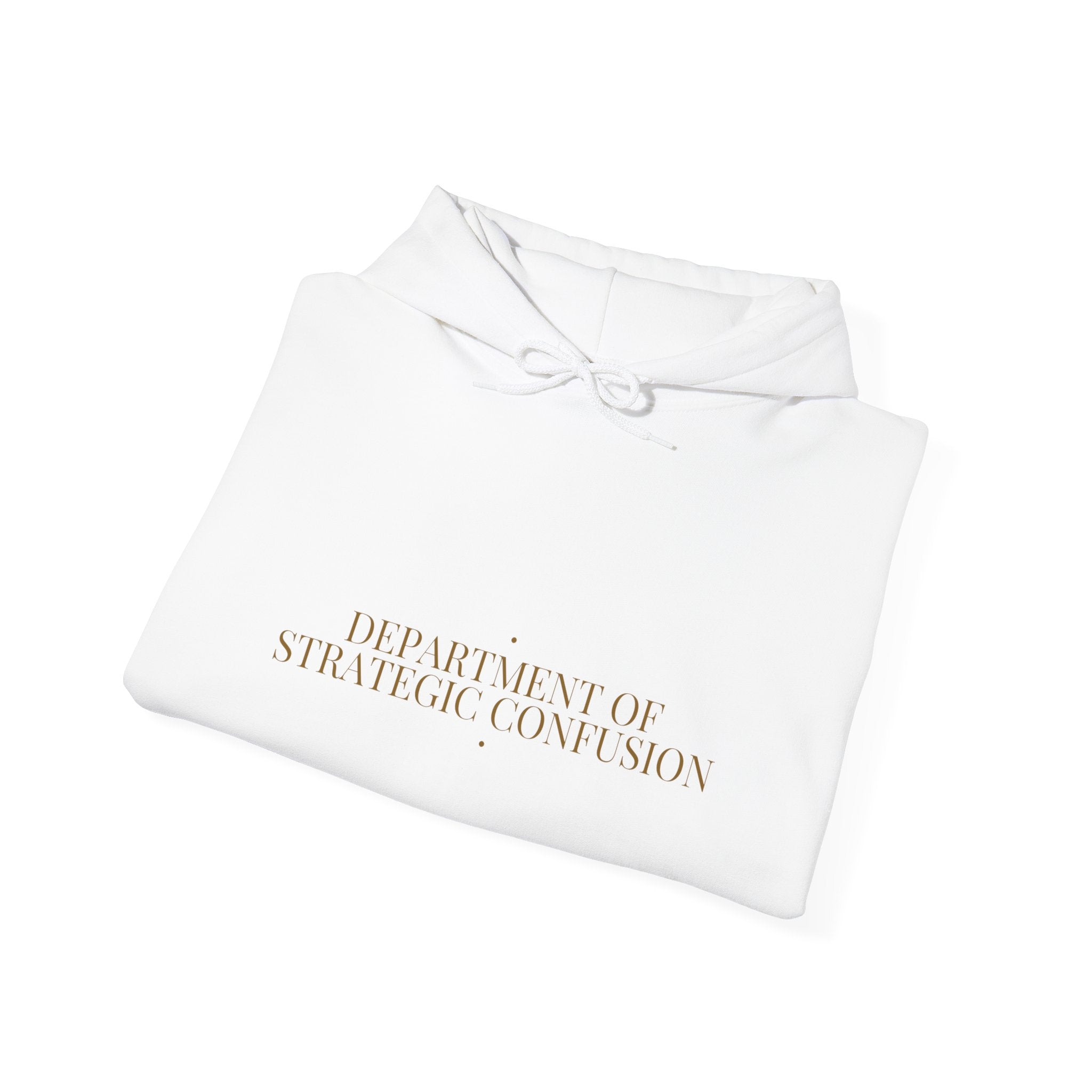 Department Of Strategic Confusion - Trendy Teez Funny Hoodie mockup