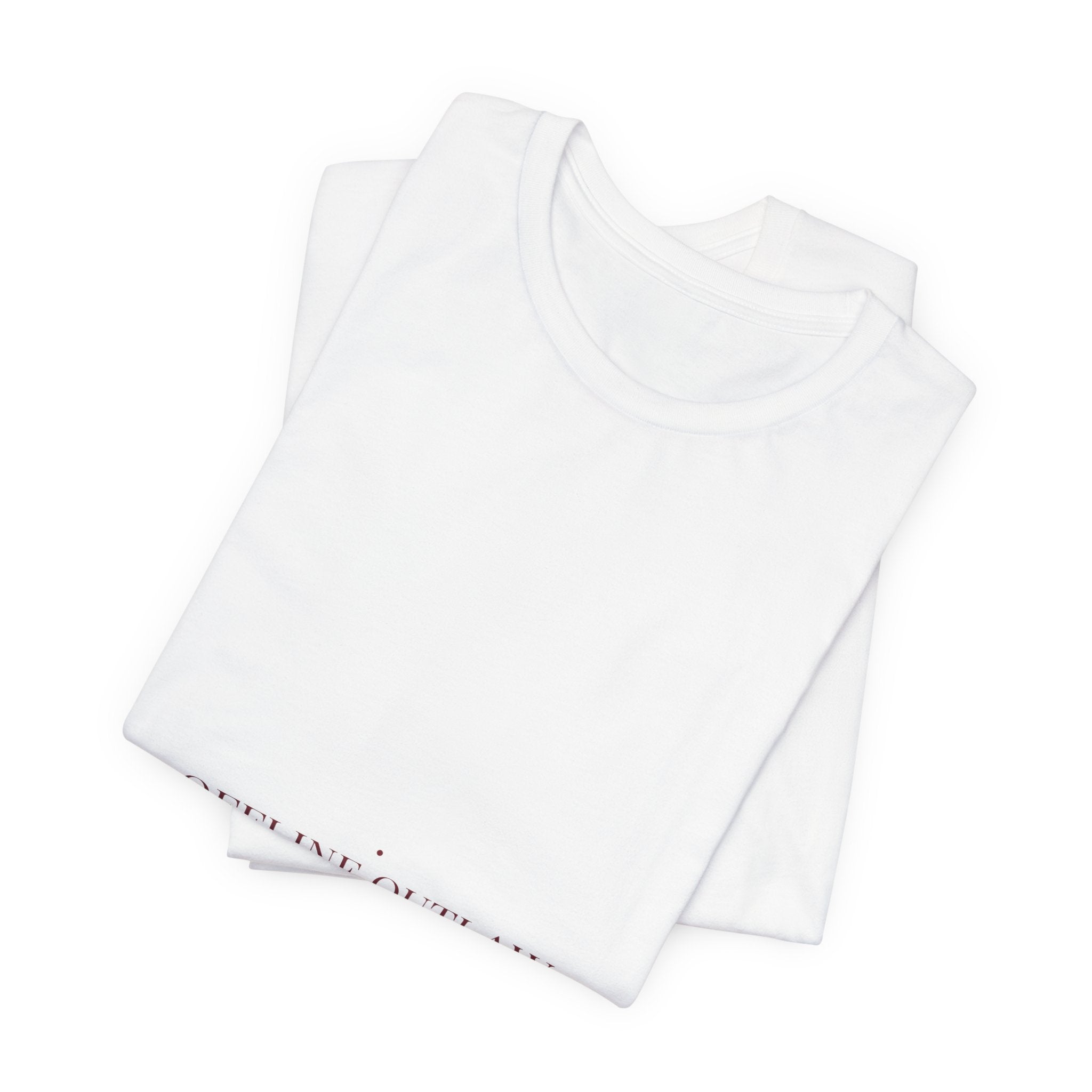 Offline Outlaw - Trendy Teez Funny Tee mockup