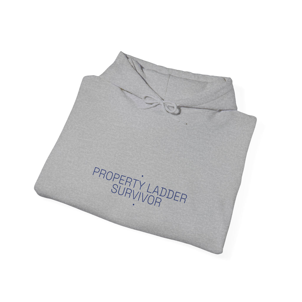 Property Ladder Survivor - Trendy Teez Funny Hoodie mockup