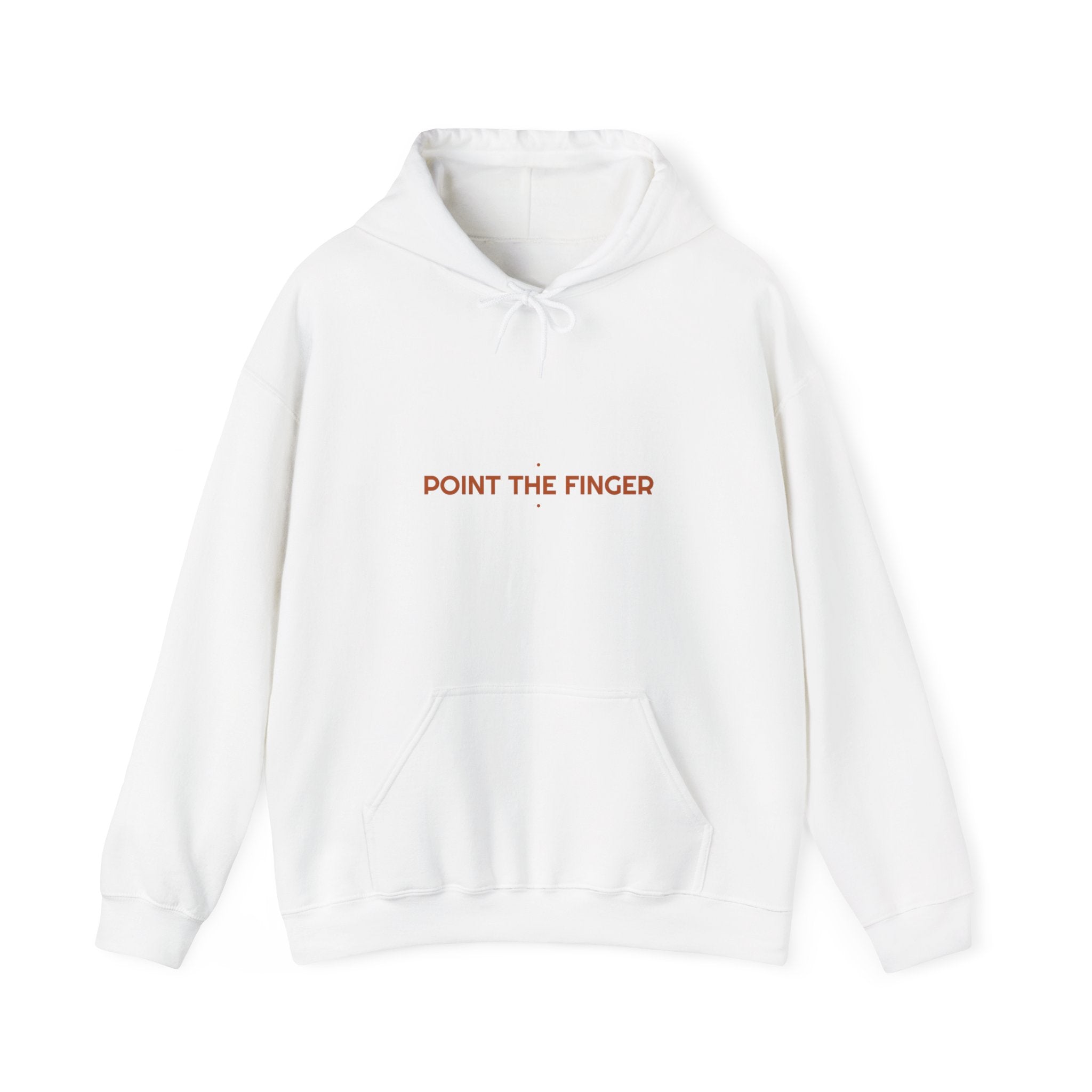 Point The Finger - Trendy Teez Funny Hoodie mockup
