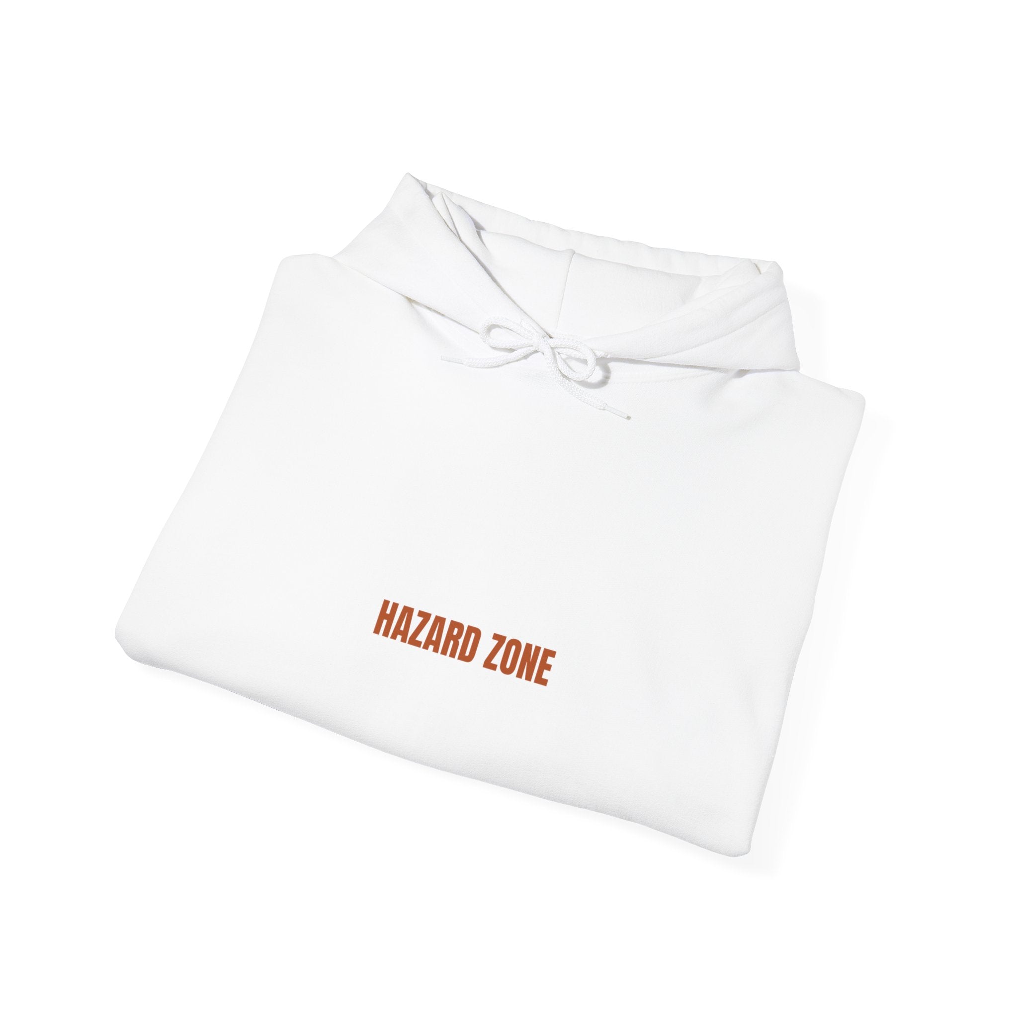 Hazard Zone - Trendy Teez Funny Hoodie mockup