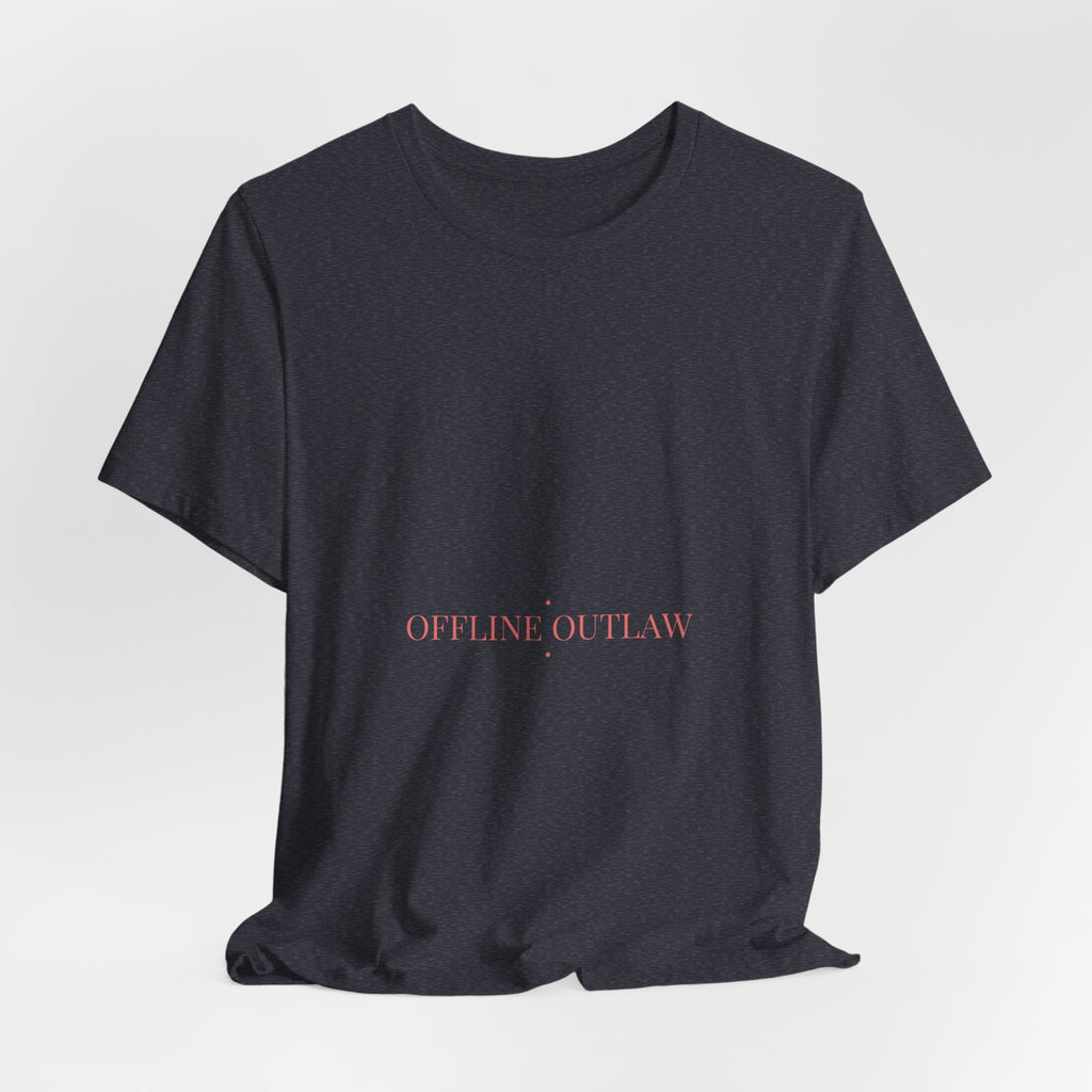 Offline Outlaw - Trendy Teez Funny Tee mockup