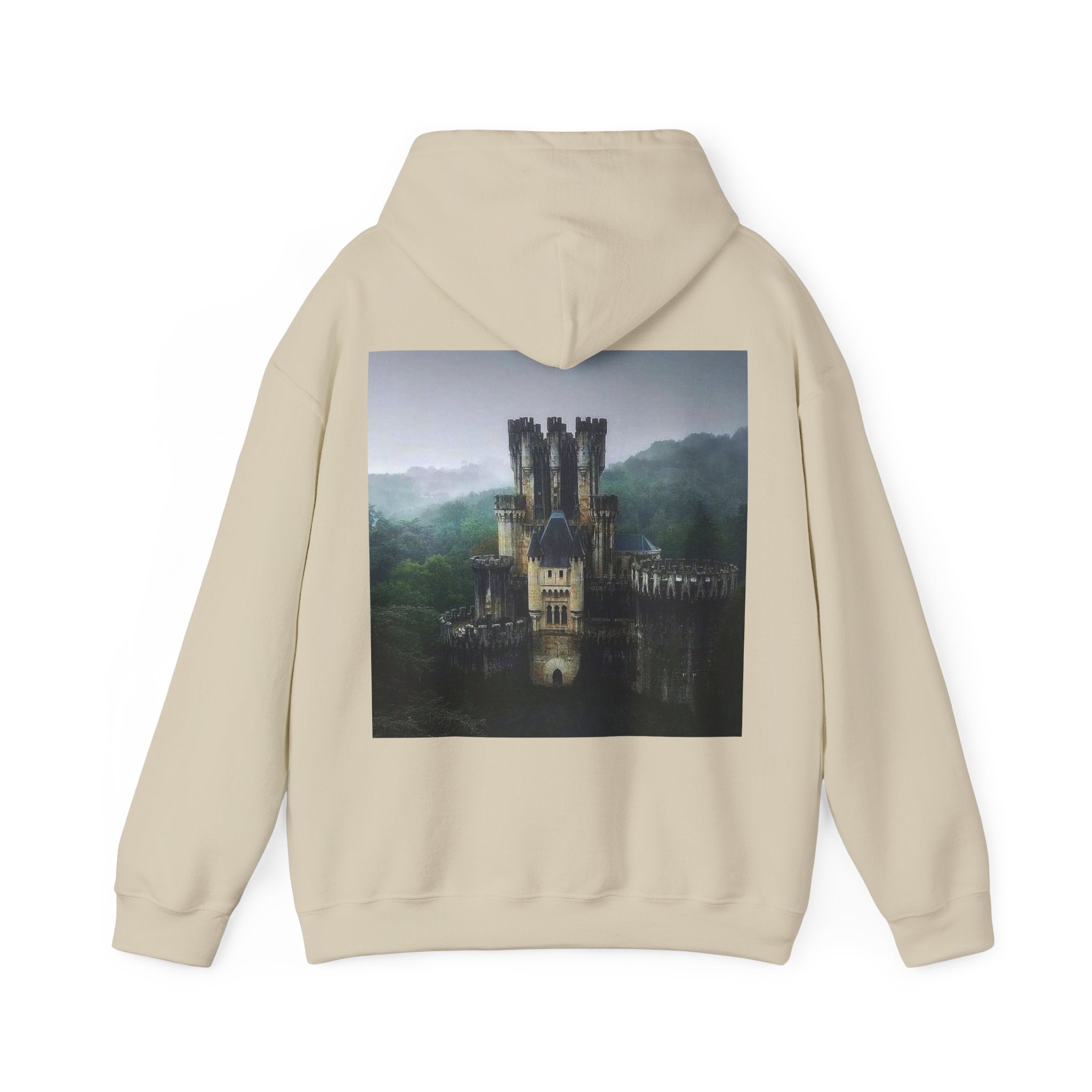 Butrón Castle (Gatika, Spain) — Hard Hoodie (Back Print)