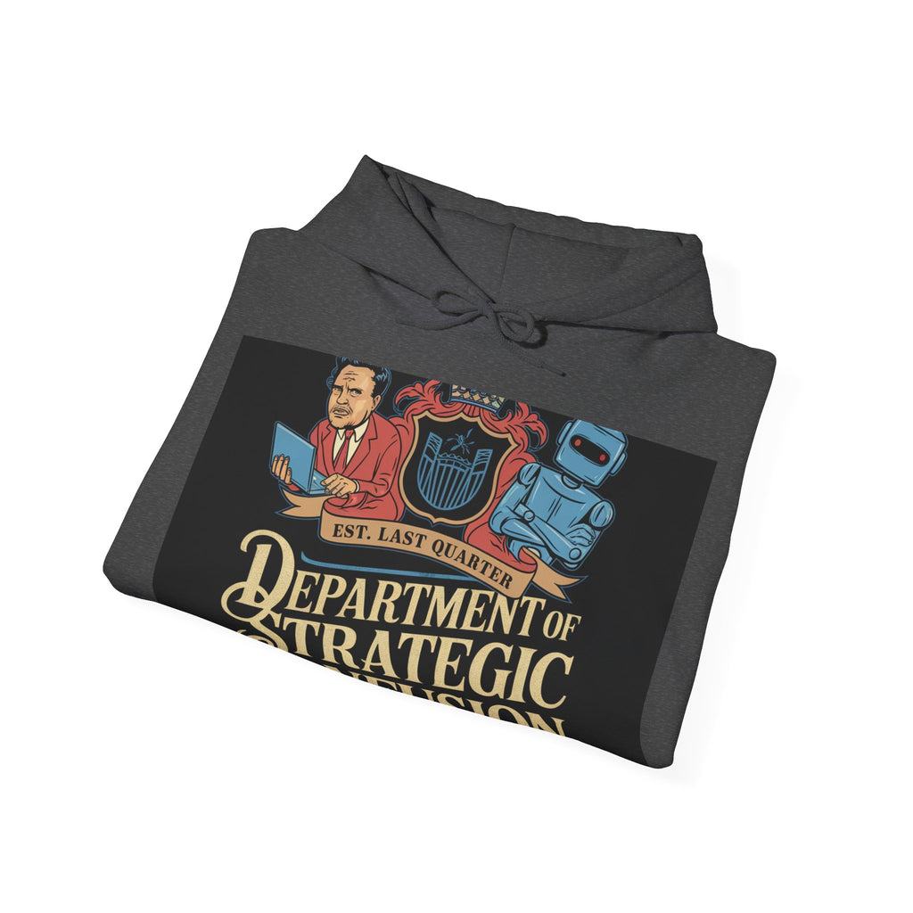 Department Of Strategic Confusion - Trendy Teez Funny Hoodie mockup