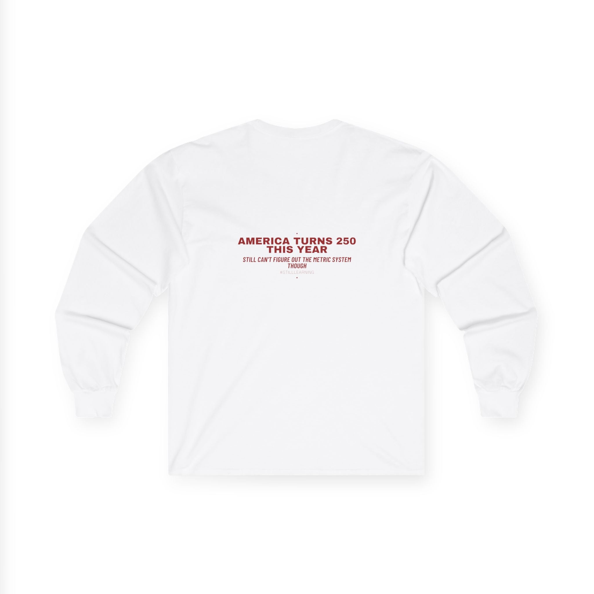 America Turns 250 This Year — Funny Long Sleeve (Back Print)