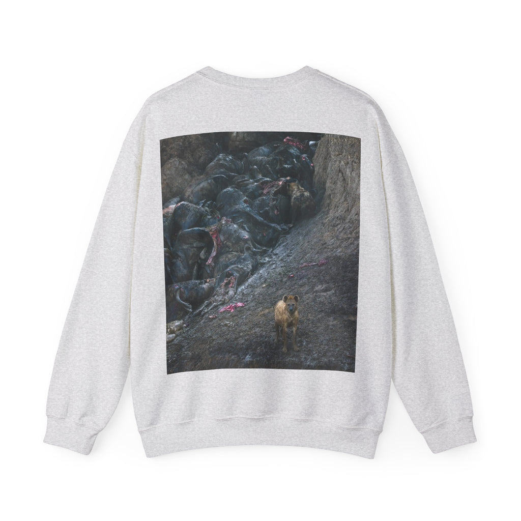 Feast / In The Surge To Cross The Mara River Th... — Hard Crewneck (Back Print)