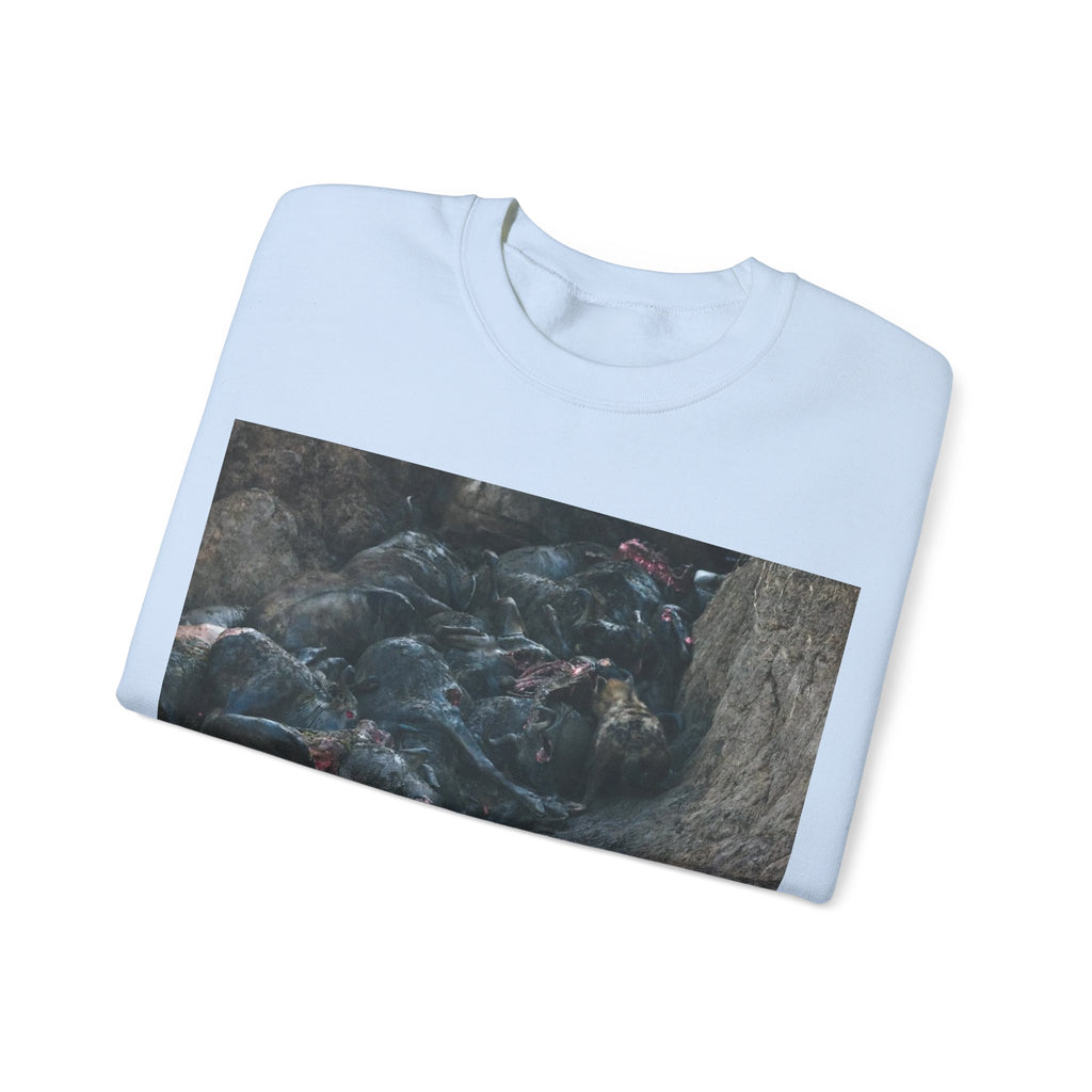 Feast / In The Surge To Cross The Mara River Th... — Hard Crewneck
