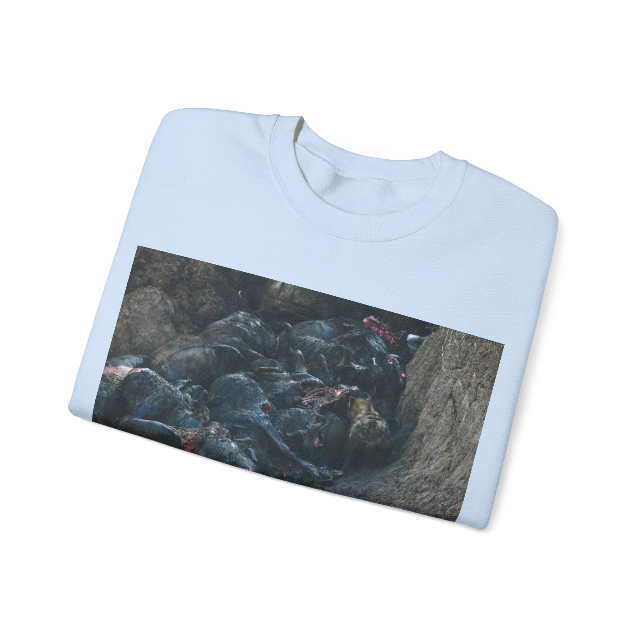 Feast / In The Surge To Cross The Mara River Th... — Hard Crewneck