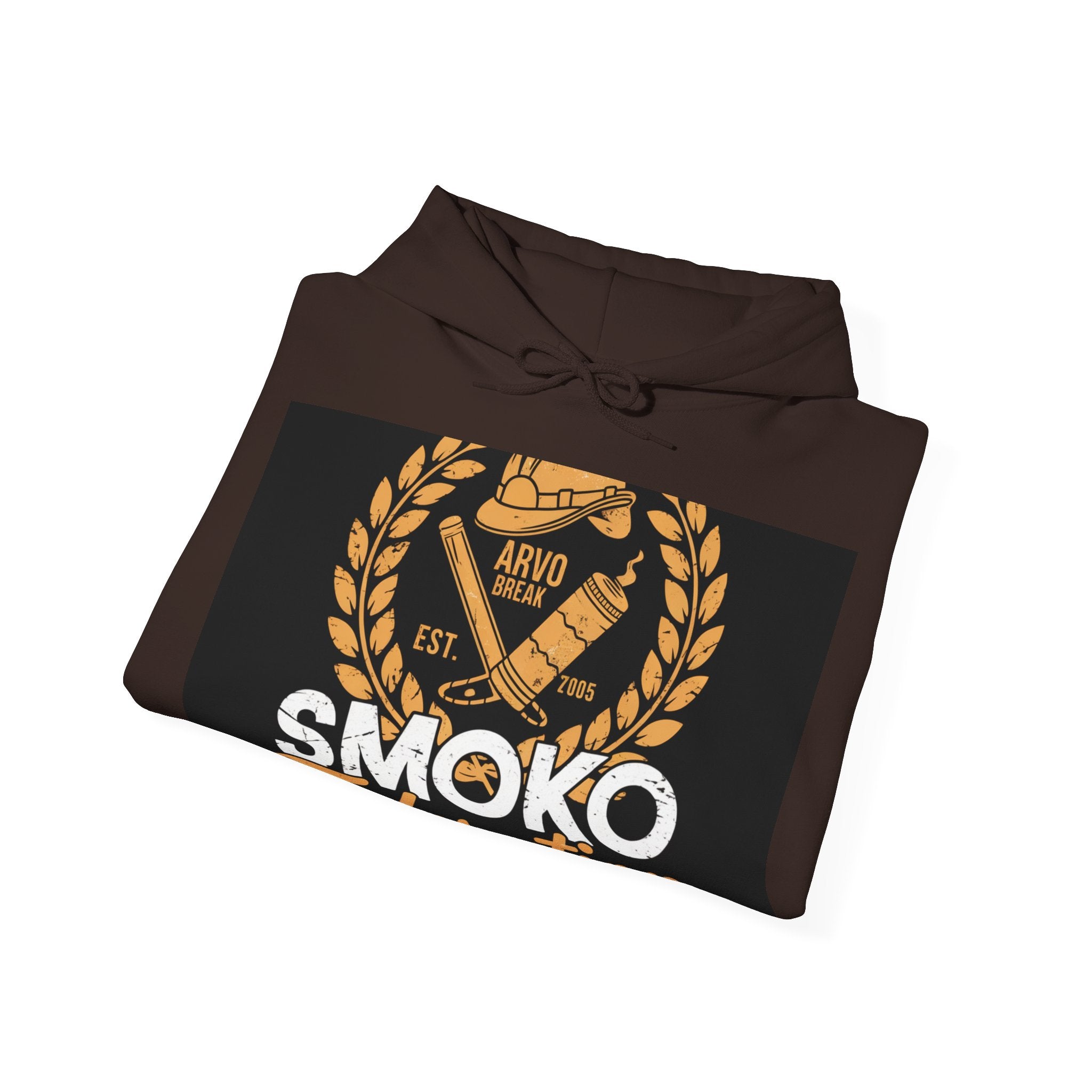 Smoko Federation - Trendy Teez Funny Hoodie mockup