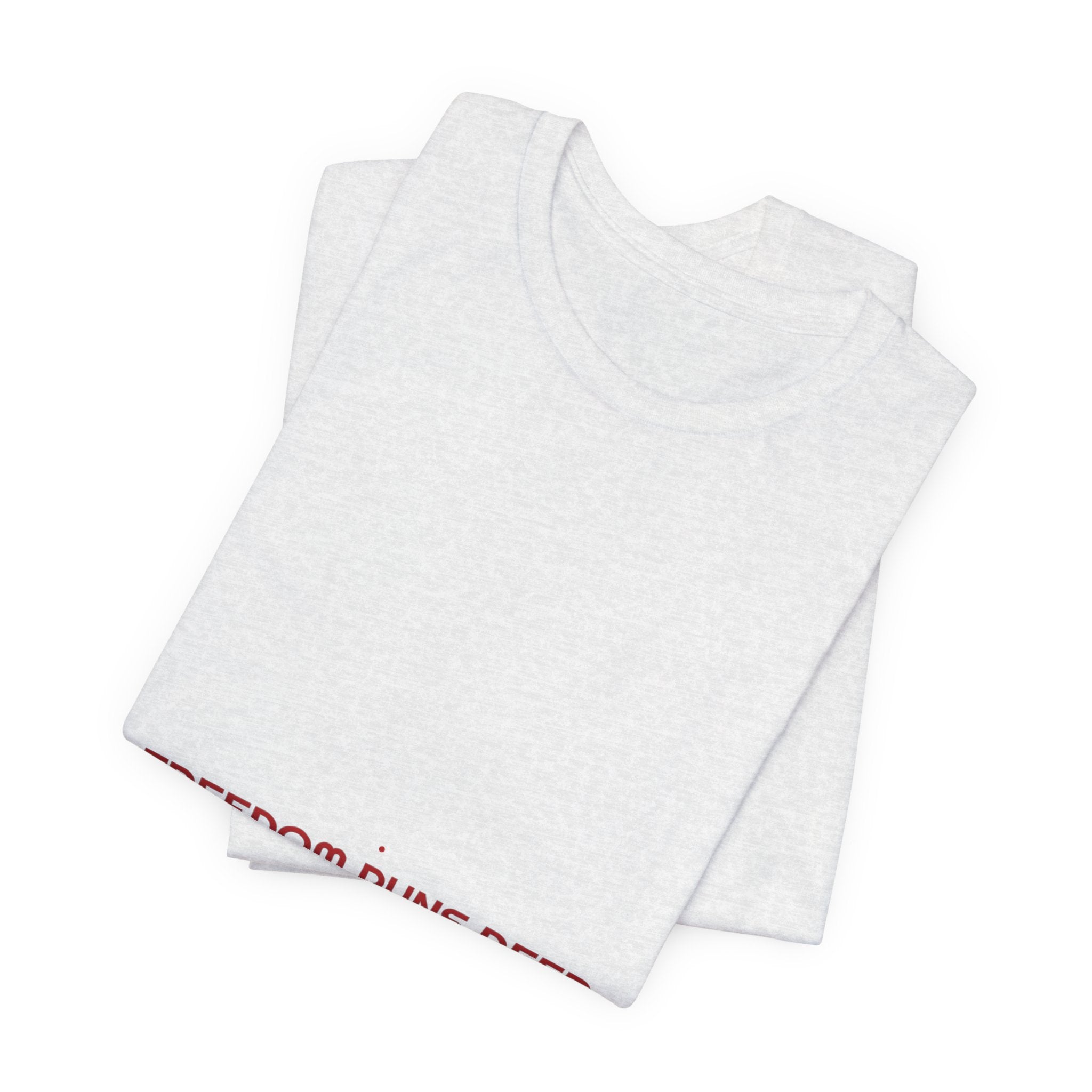 Freedom Runs Deep - Trendy Teez Funny Tee mockup