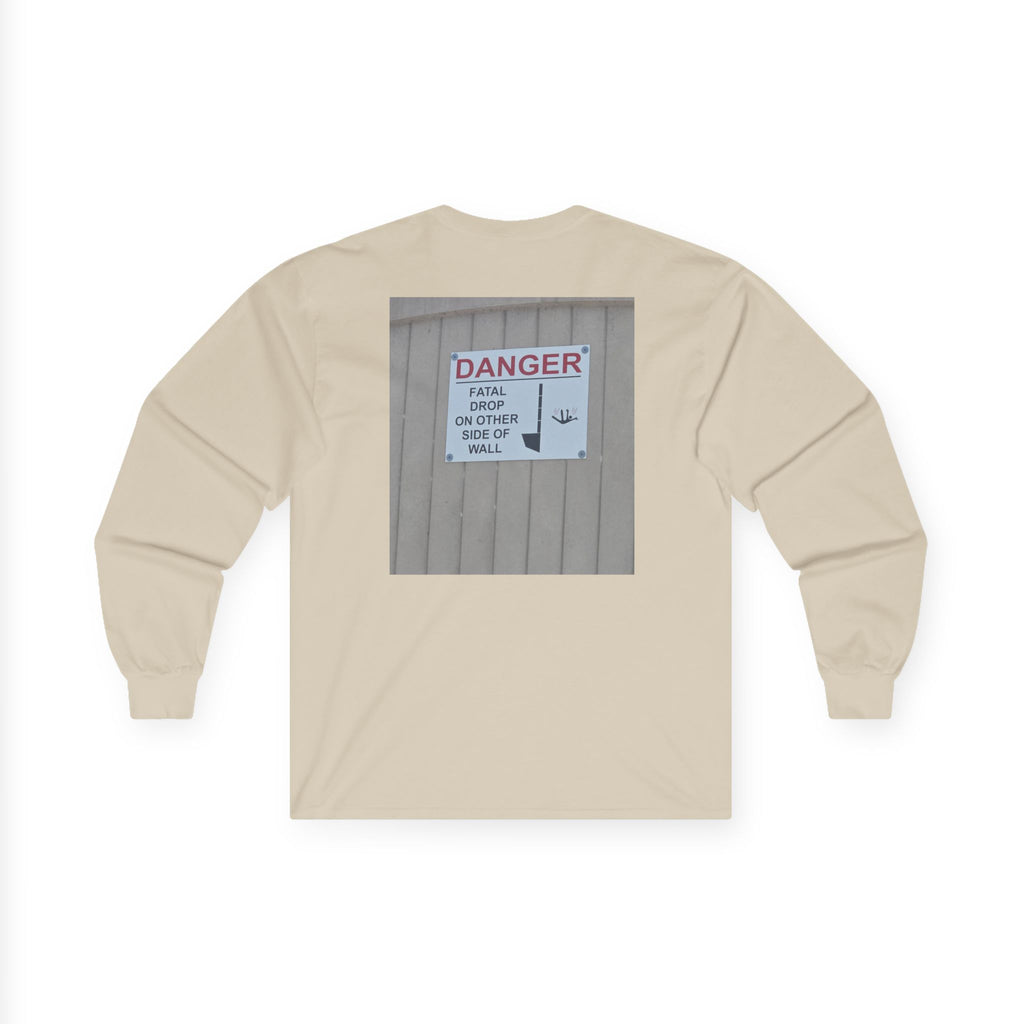 A Sign In A Plaza Near My House. This Wall Back... — Hard Long Sleeve (Back Print)