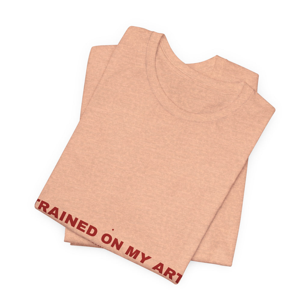 Trained On My Art - Trendy Teez Funny Tee mockup