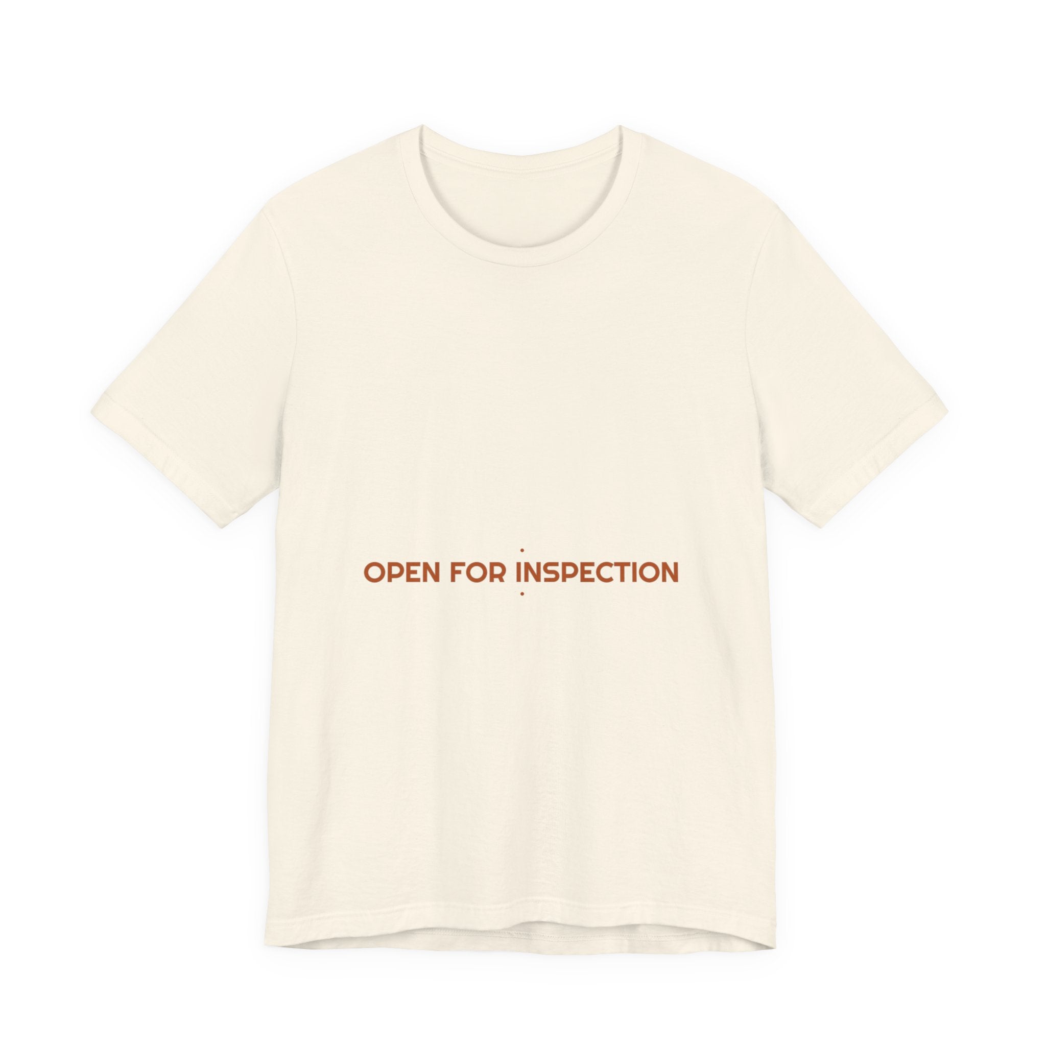 Open For Inspection - Trendy Teez Funny Tee mockup