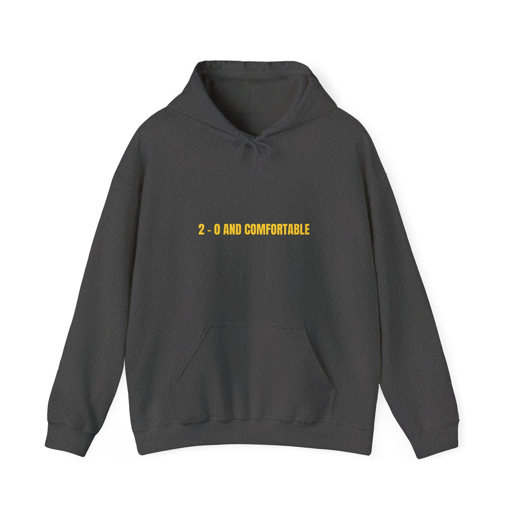 2 - 0 And Comfortable - Trendy Teez Funny Hoodie mockup