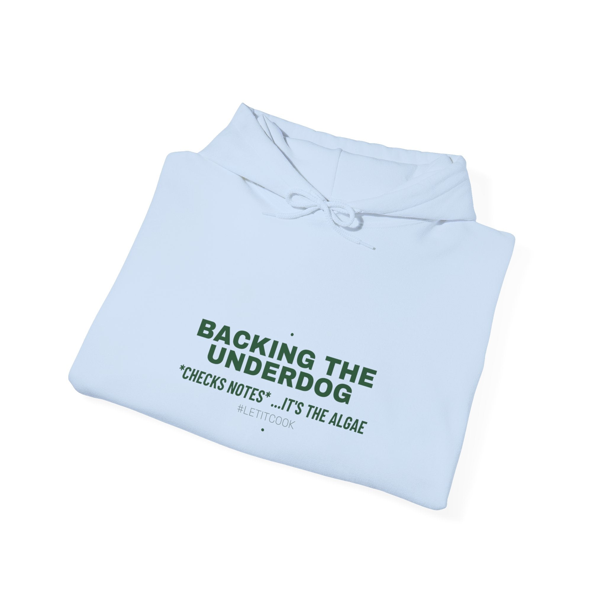 Backing The Underdog - Trendy Teez Funny Hoodie mockup